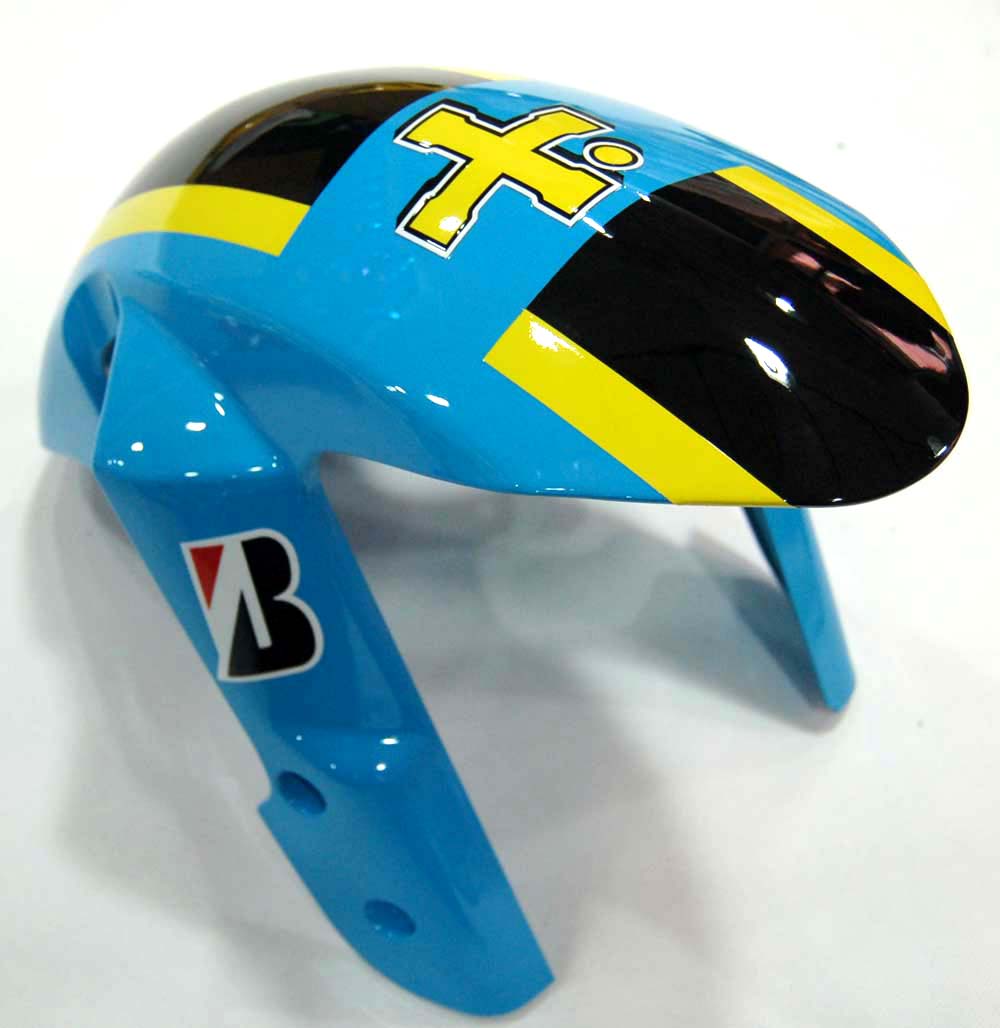 Fairings 2008-2010 Suzuki GSXR 600 750 Blue Yellow Rizla Generic
