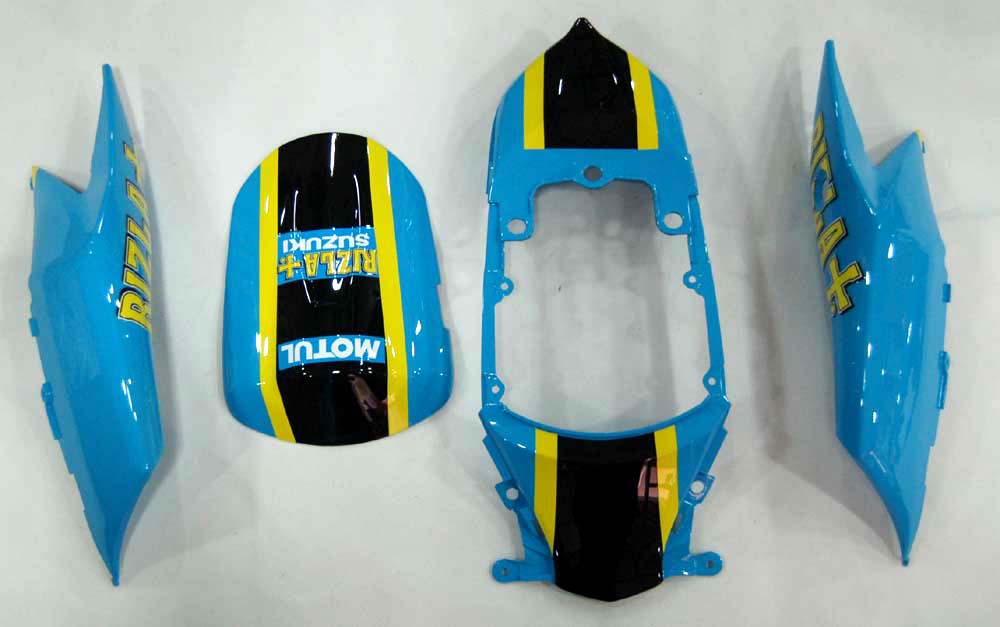 Fairings 2008-2010 Suzuki GSXR 600 750 Blue Yellow Rizla Generic