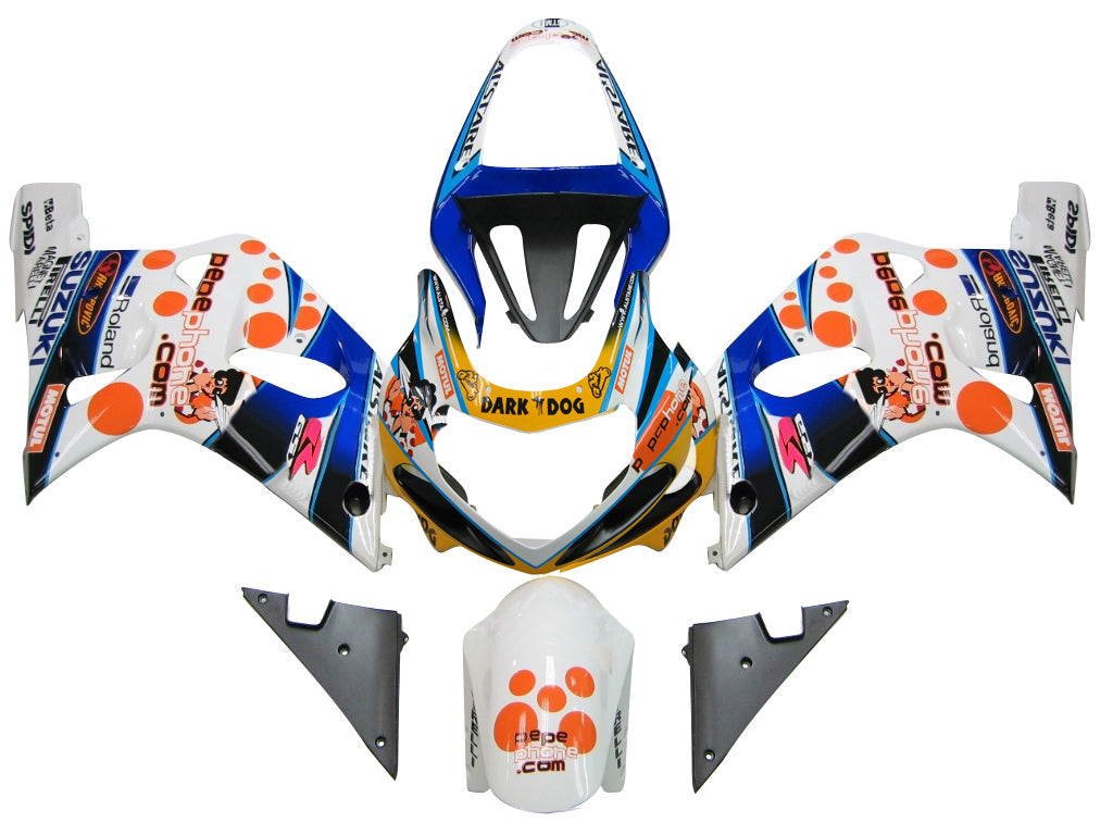Fairings 2001-2003 Suzuki GSXR 750 Multi-Color pepephone Generic