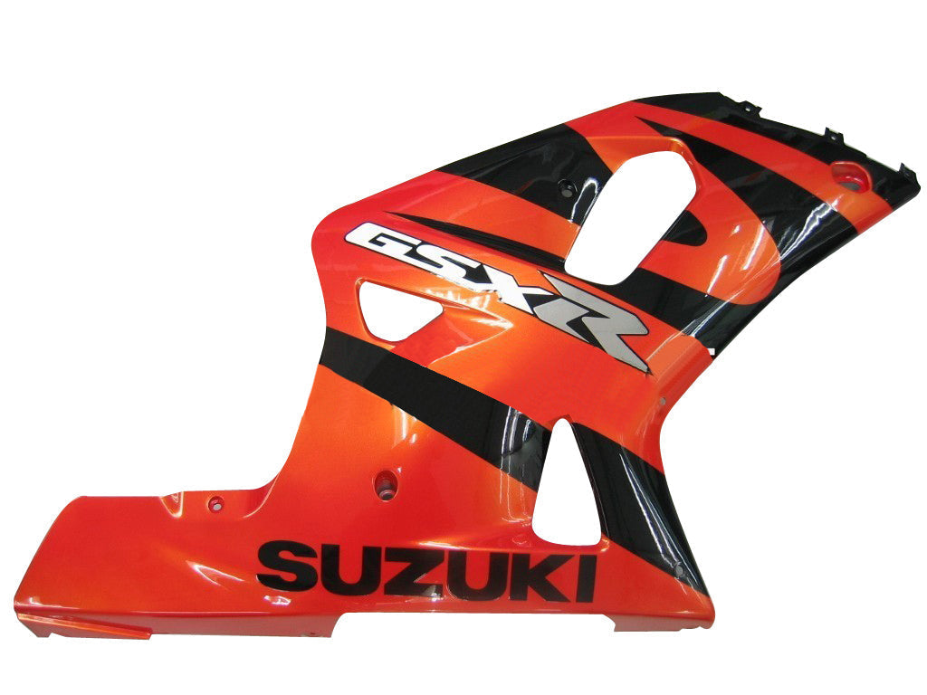 Fairings 2001-2003 Suzuki GSXR 750 Orange Metallic & Black GSXR Generic