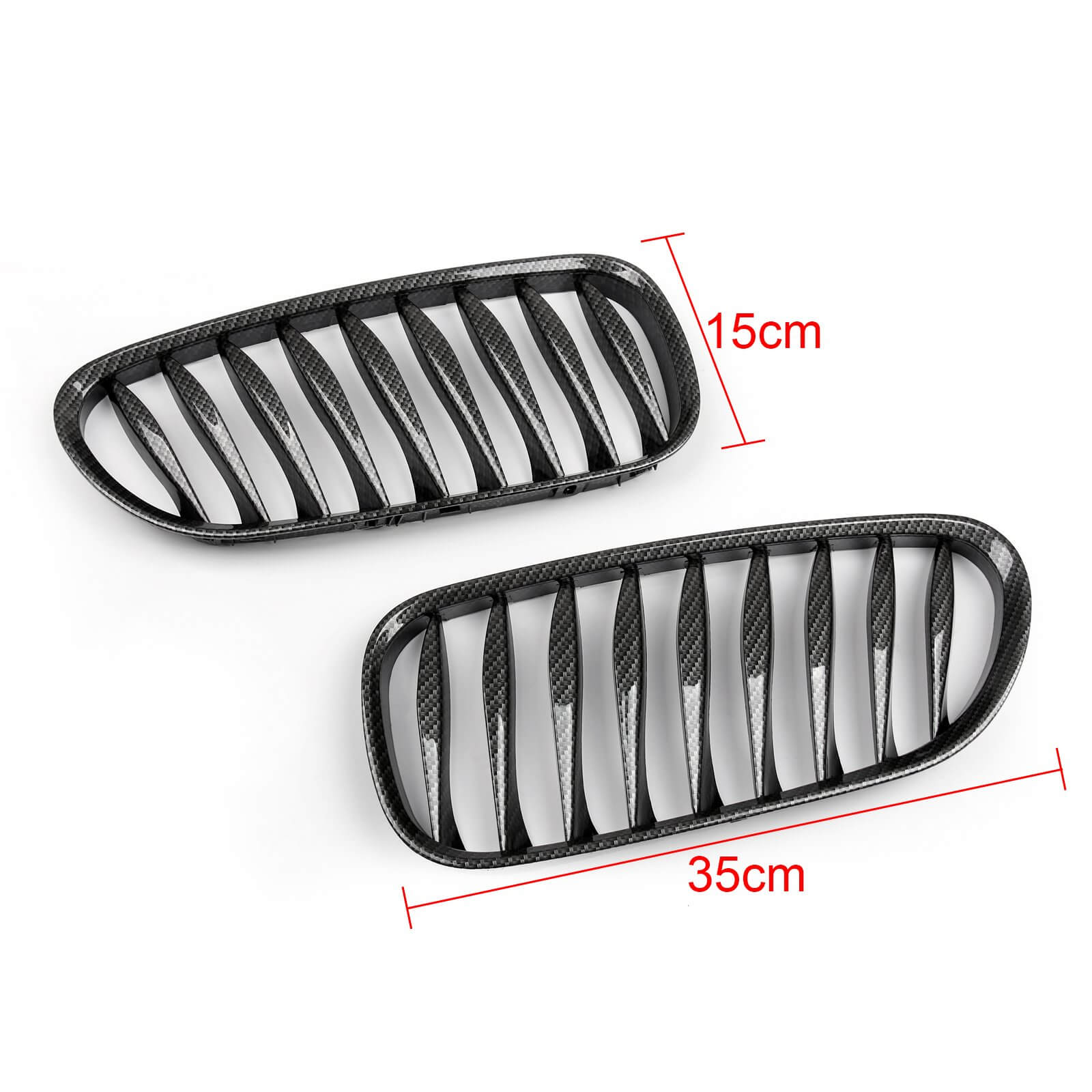 BMW Grille 2x Parachoques delantero Sport Kidney Grill para BMW Z4 E85 E86 2003-2008 Genérico