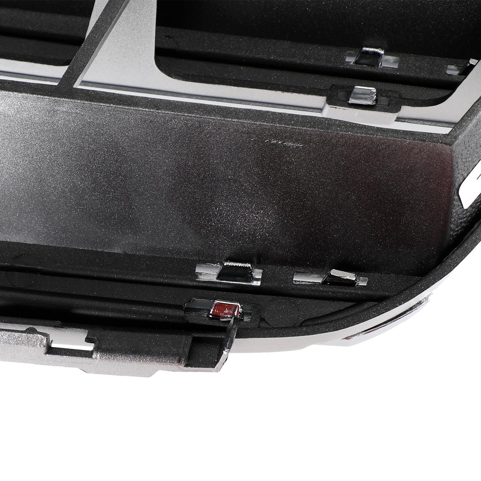 Front Bumper Grille Fit Benz C Class W204 W/LED Emblem C300/C350 2008-2014 Chrome Generic