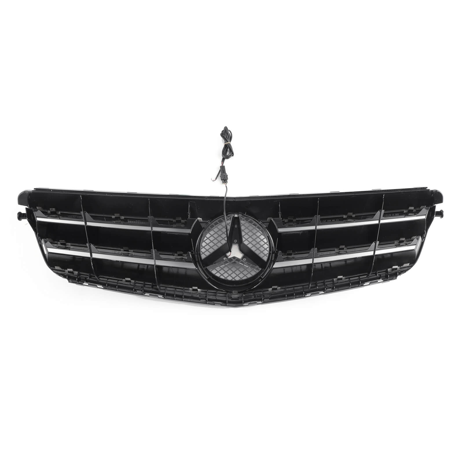 Rejilla de repuesto para parrilla superior delantera W204 2008-2014 Benz, color negro genérico