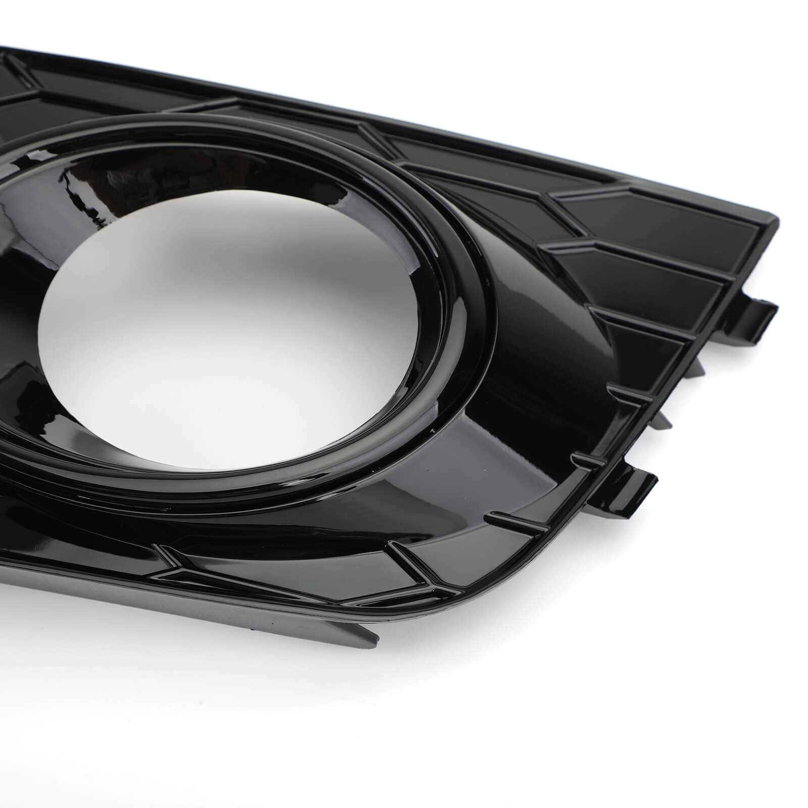 A4 B8 2009-2012 Audi Pair Honeycomb Mesh Fog Light Open Vent Grill Replacement Grille Intake Generic