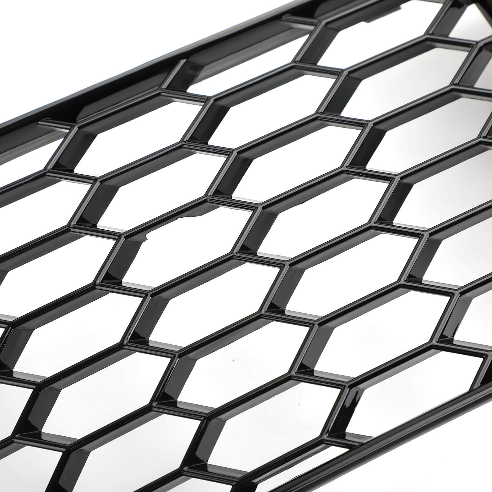 A4 B8 2009-2012 Audi Pair Honeycomb Mesh Fog Light Open Vent Grill Replacement Grille Intake Generic