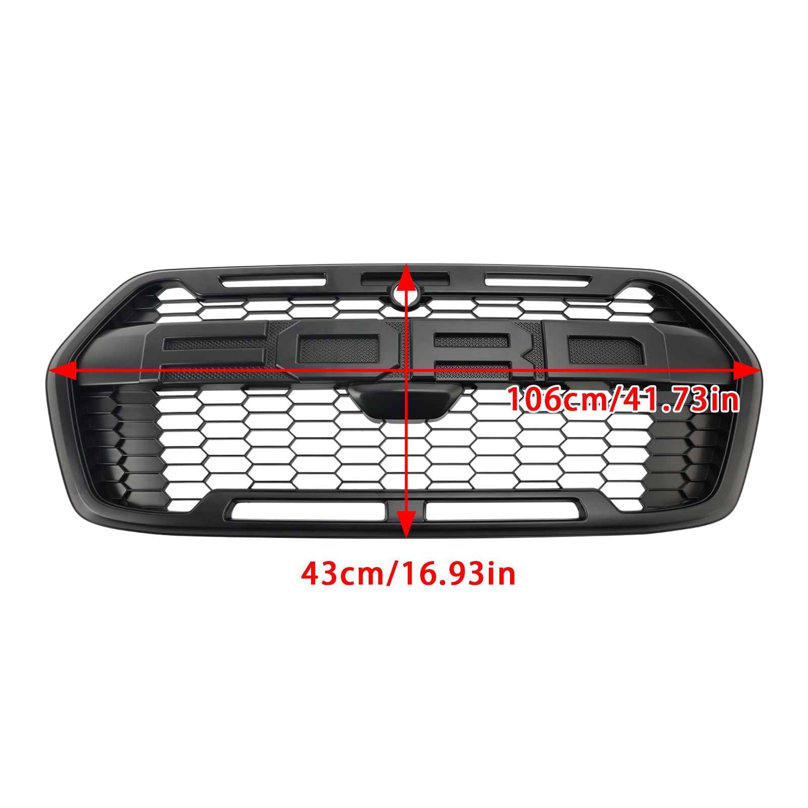 Ford Transit MK8 Trail 2019-Onwards Raptor Style Front Bumper Grille 2467809