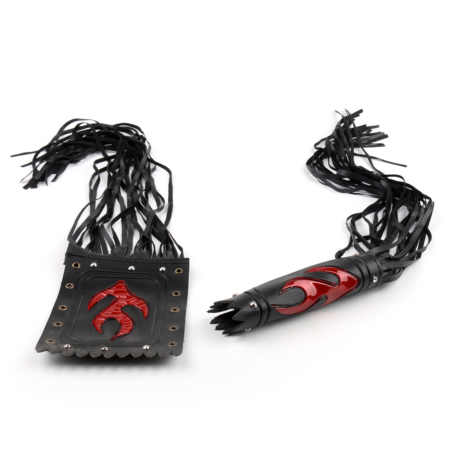 Manillar de cuero para motocicleta, cubiertas de palanca de agarre, freno de embrague con flecos, apto para Cruiser genérico