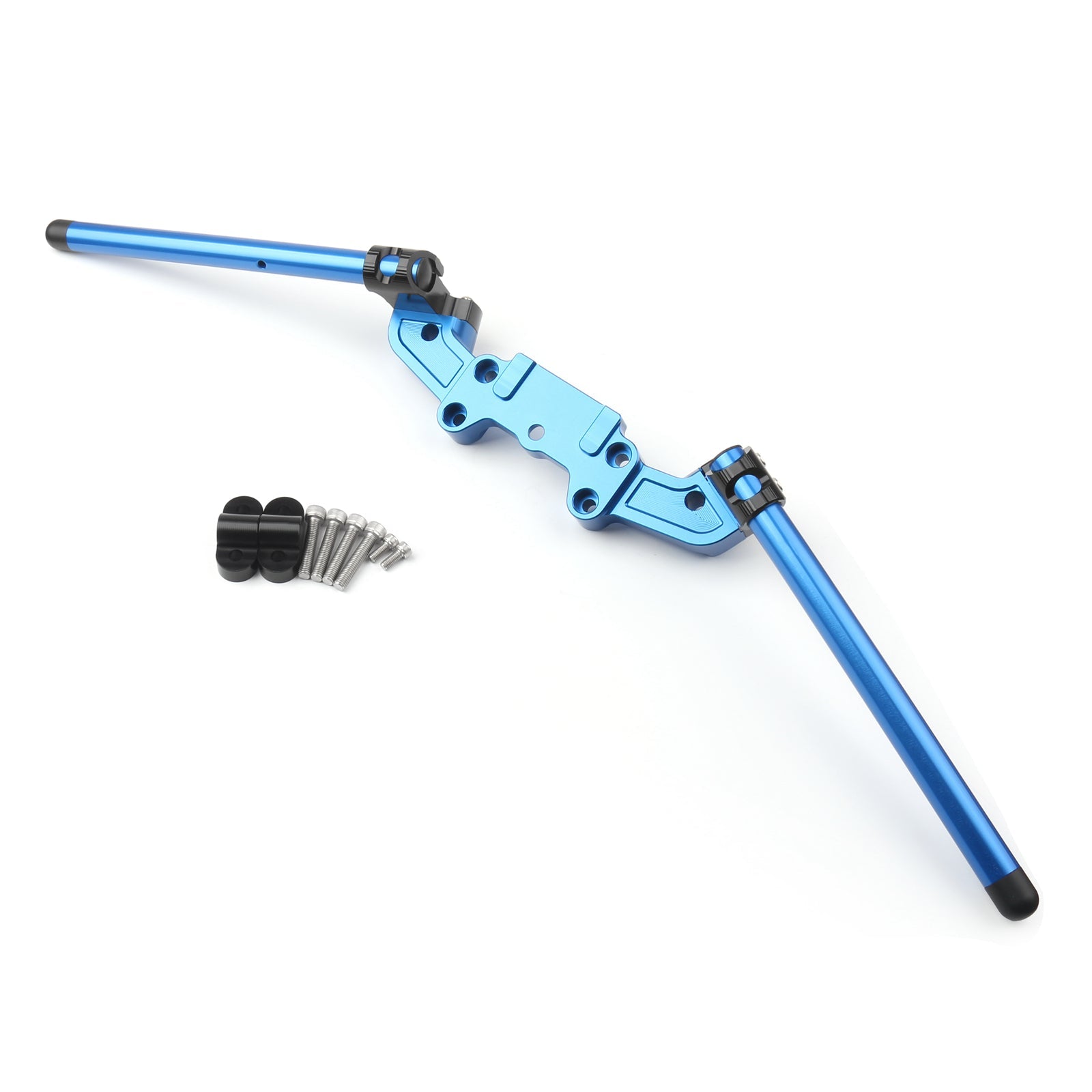 CNC Clipon Adapter Plate & 22mm Handlebar Kit For Kawasaki Z9 217