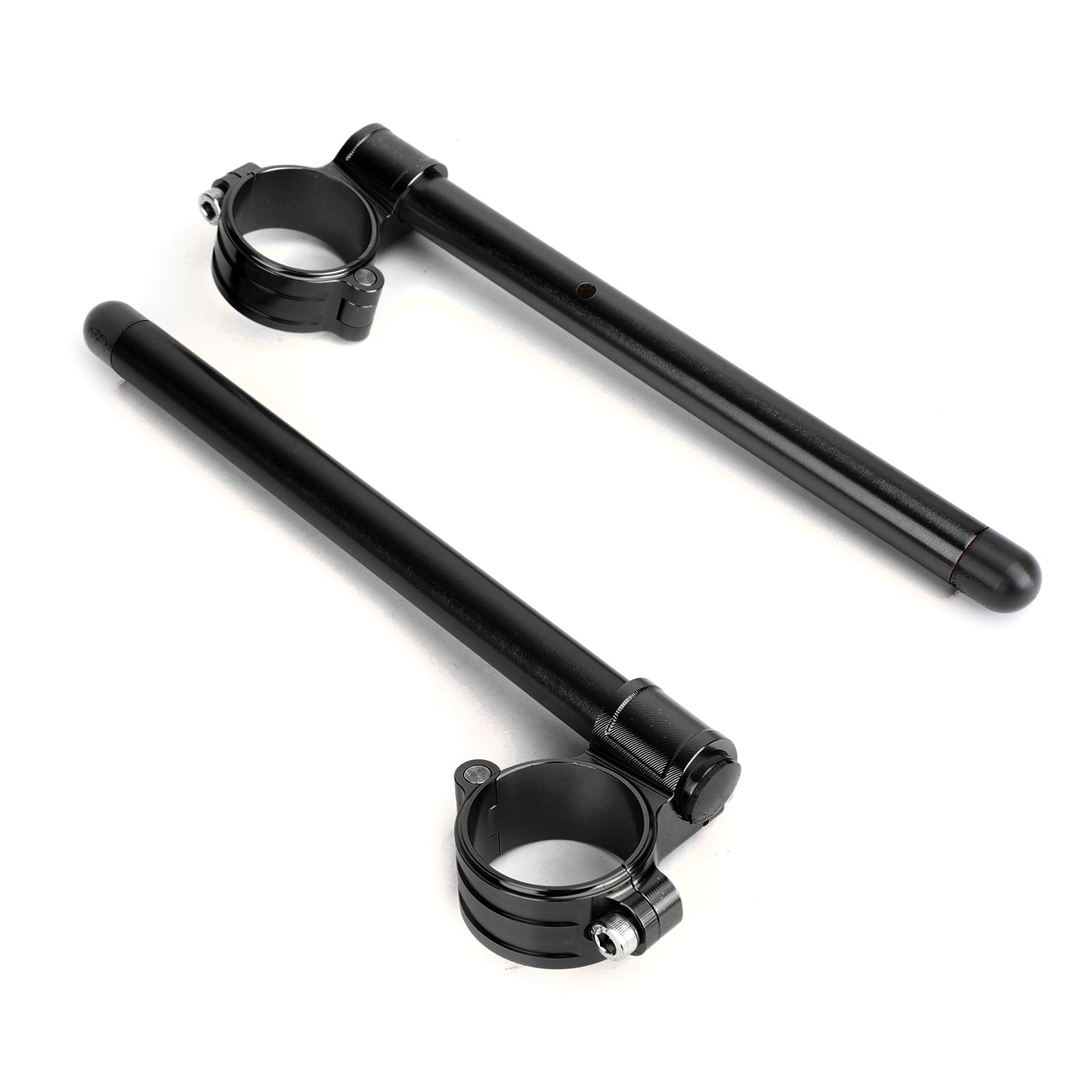 카페 레이서 CNC 7/8 핸들바 레이싱 조절식 50mm 클립온 포크 모터사이클 일반