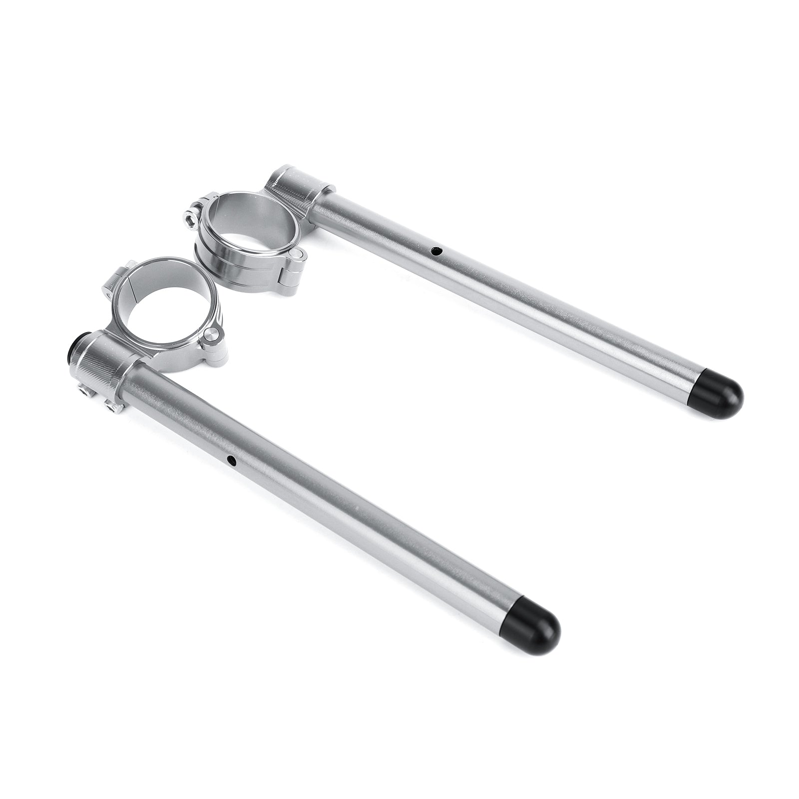 카페 레이서 CNC 7/8 핸들바 레이싱 조절식 50mm 클립온 포크 모터사이클 일반