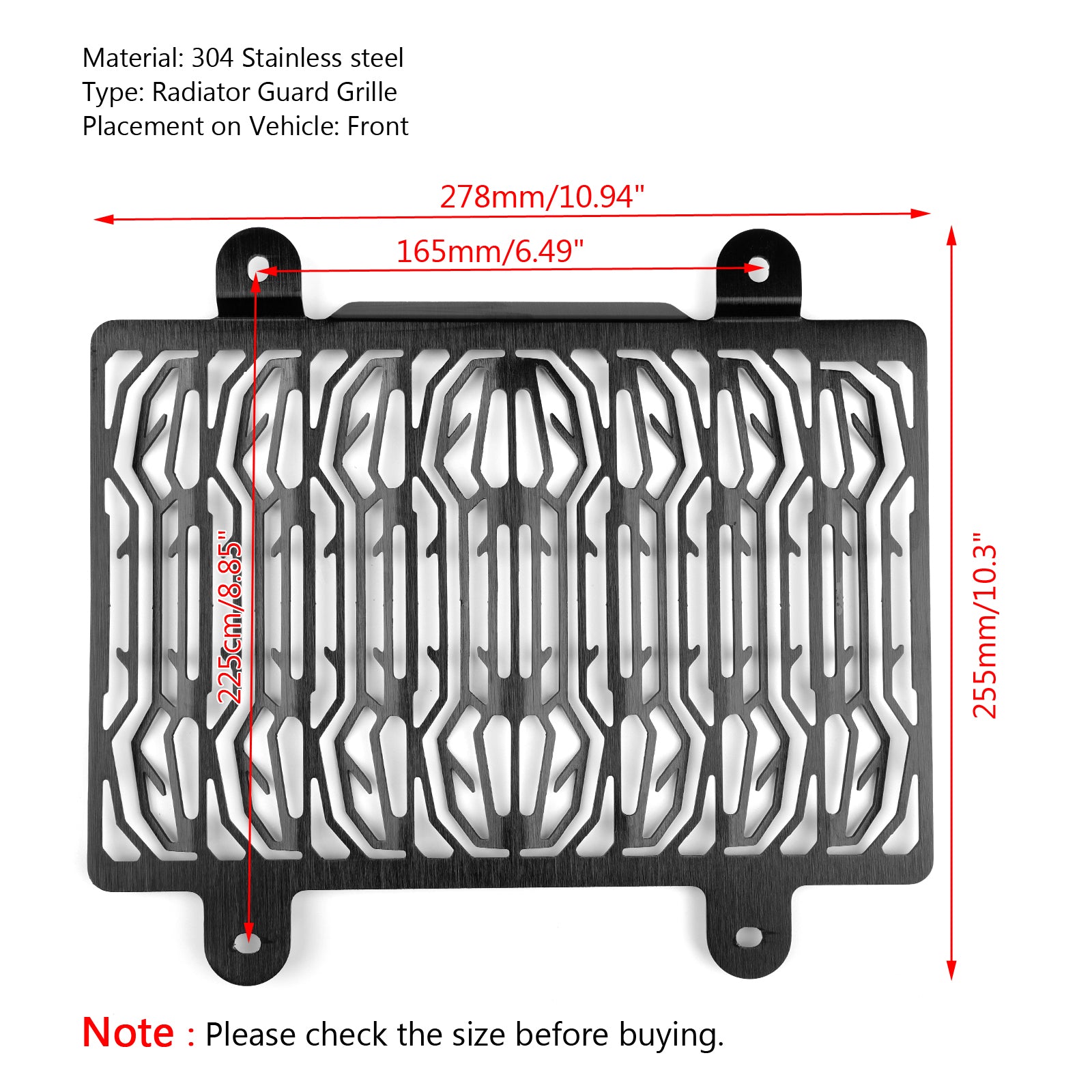 Radiator Grille Cover Guard Shield Protector For BMW G310GS G310R GS/R 17-18 Generic