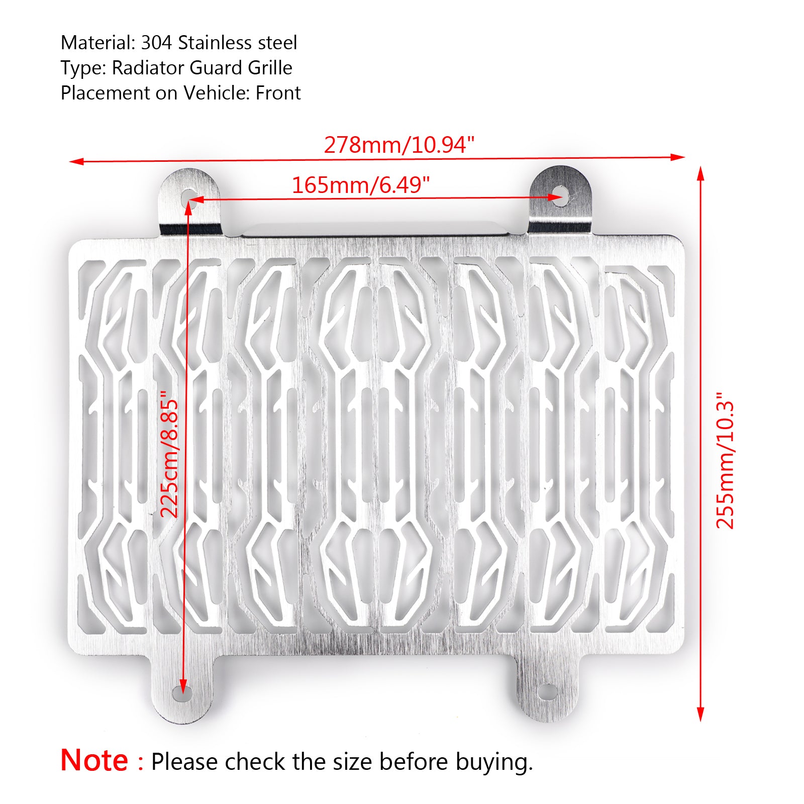 Radiator Grille Cover Guard Shield Protector For BMW G310GS G310R GS/R 17-18 Generic