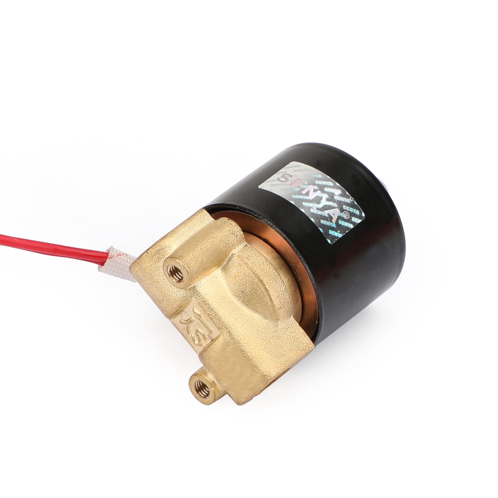 1/4인치 DC 12V 황동 상시 닫힘 전기 솔레노이드 밸브 BSP 가스 물 공기 N/C