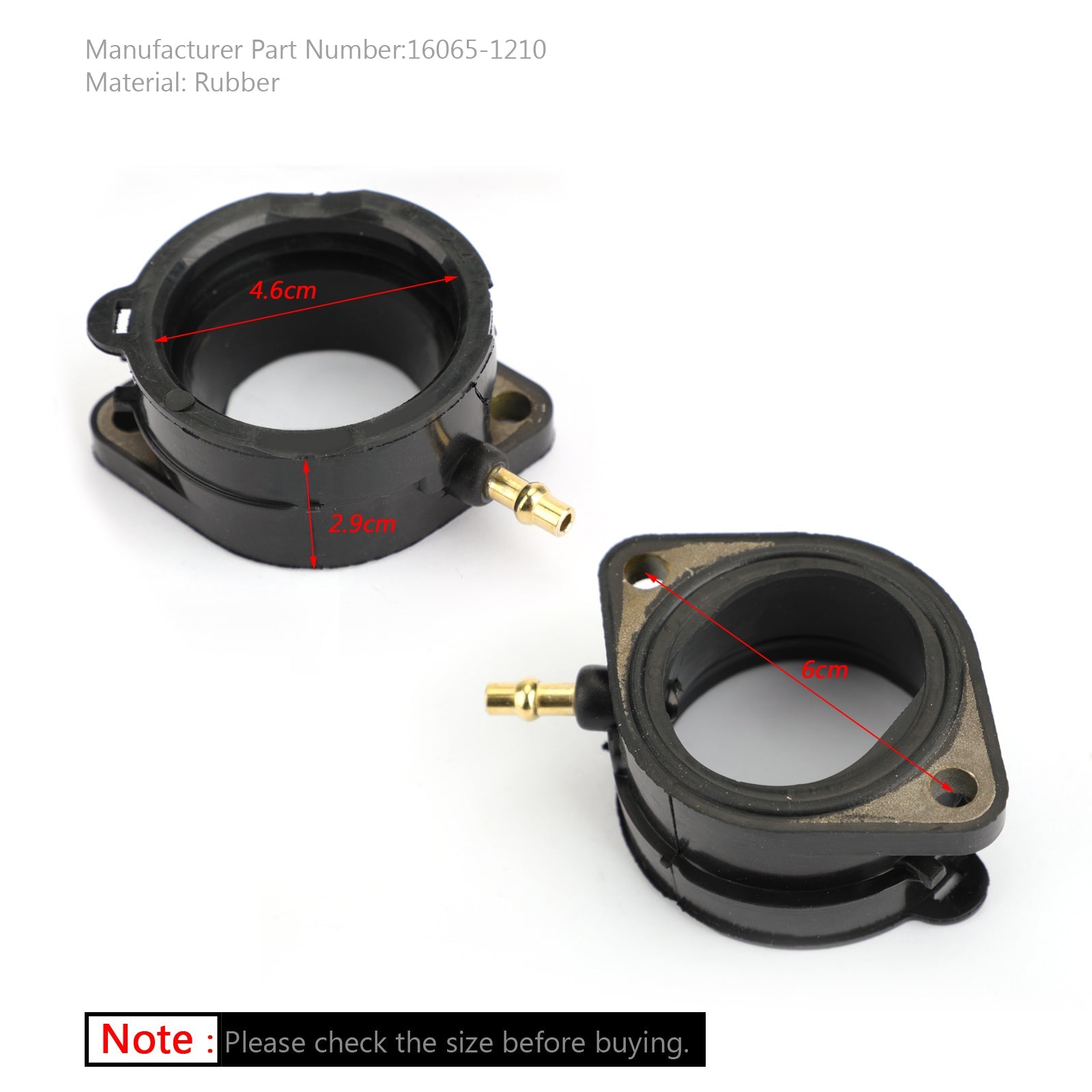 Carburetor Intake Manifold Boot For Kawasaki ZX1200 ZZR1200 Ninja ZX-11 ZX1100 Generic