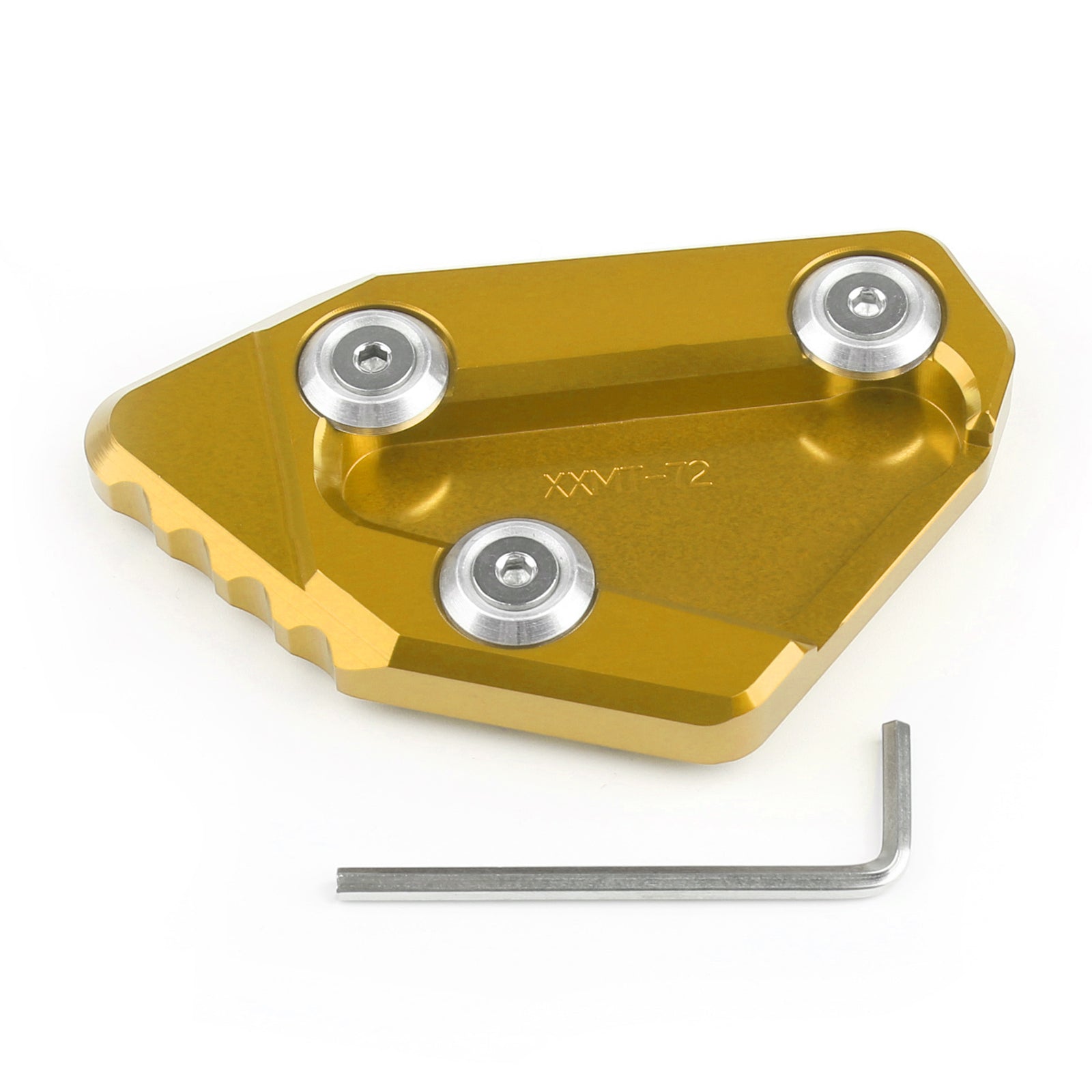 Placa de extensión de soporte de pata de cabra lateral para Suzuki GSXR 1000 K9 09-10 genérico