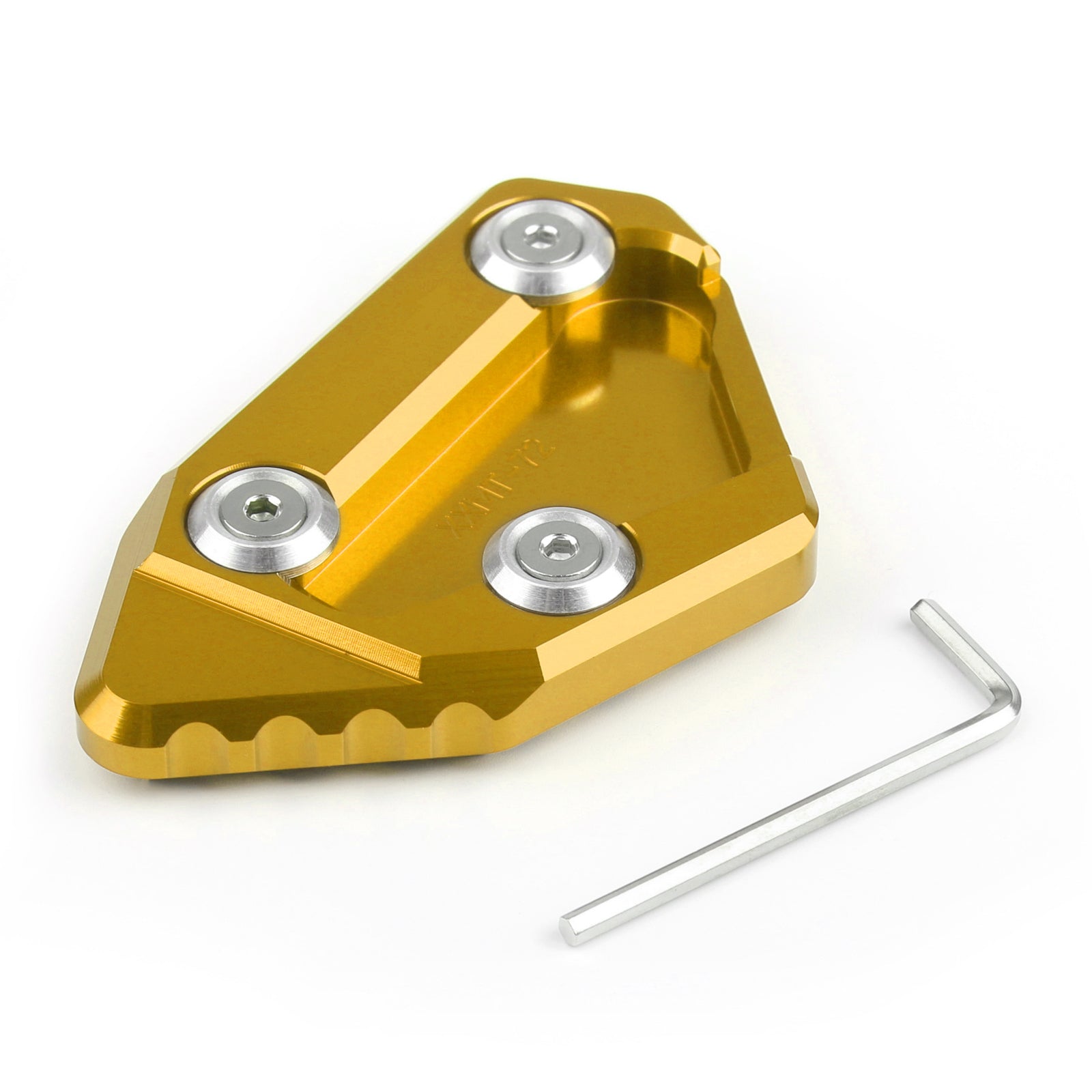 Placa de extensión de soporte de pata de cabra lateral para Suzuki GSXR 1000 K9 09-10 genérico