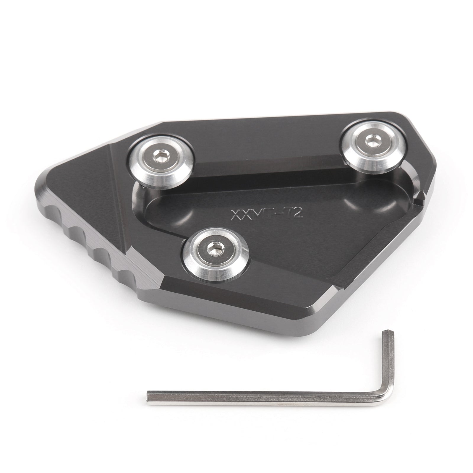 Placa de extensión de soporte de pata de cabra lateral para Suzuki GSXR 1000 K9 09-10 genérico