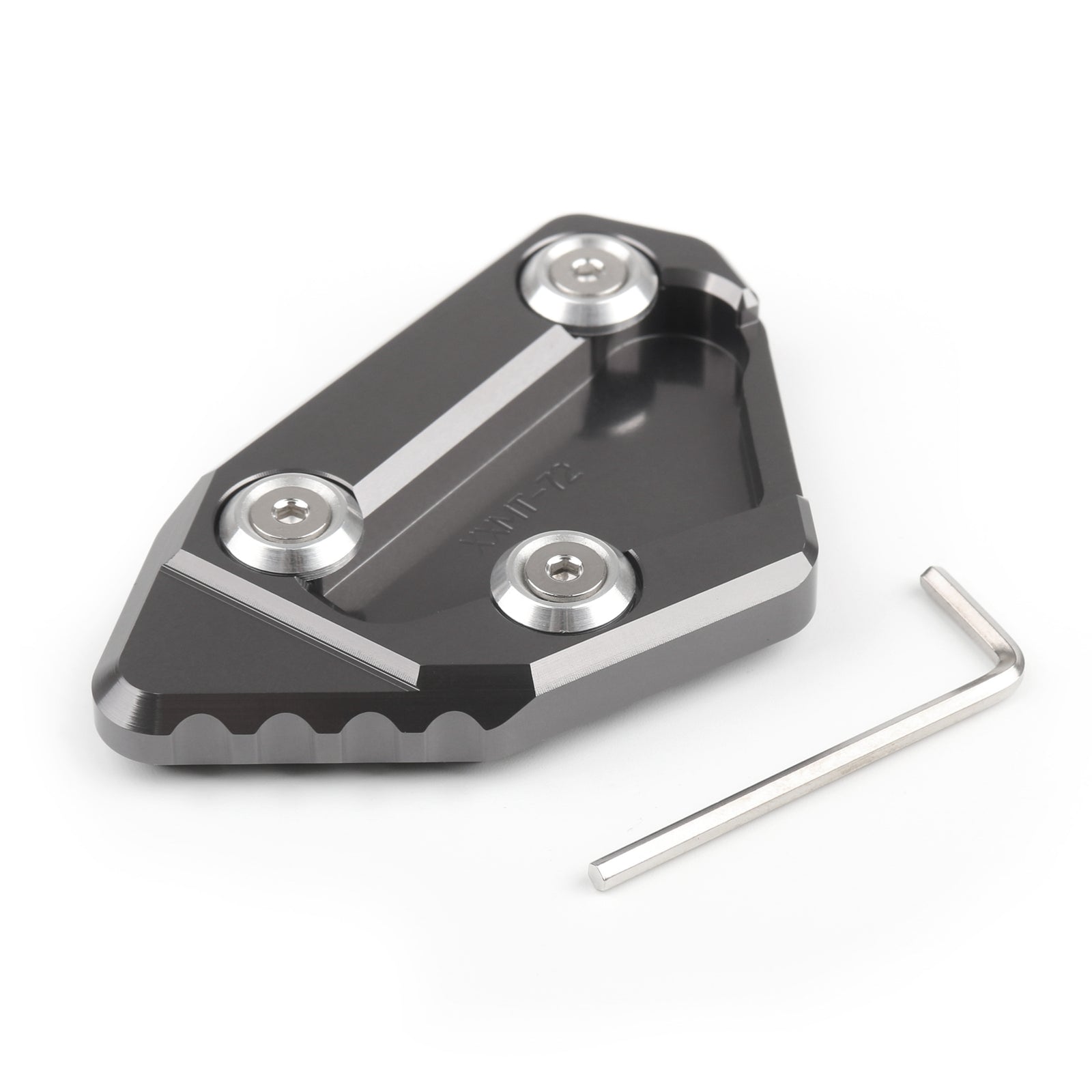 Placa de extensión de soporte de pata de cabra lateral para Suzuki GSXR 1000 K9 09-10 genérico