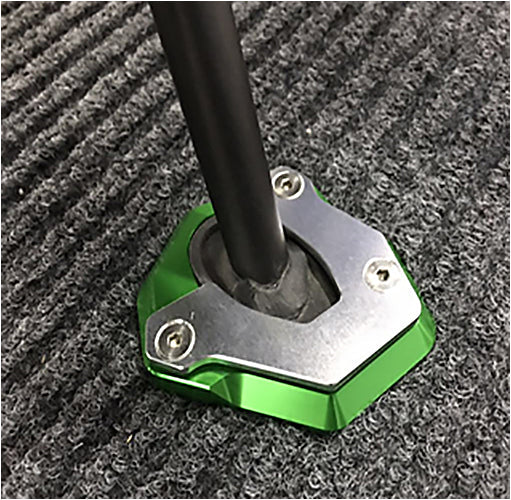 Almohadilla de pie de soporte lateral para motocicleta para Kawasaki Z650 Z900 2017 genérico