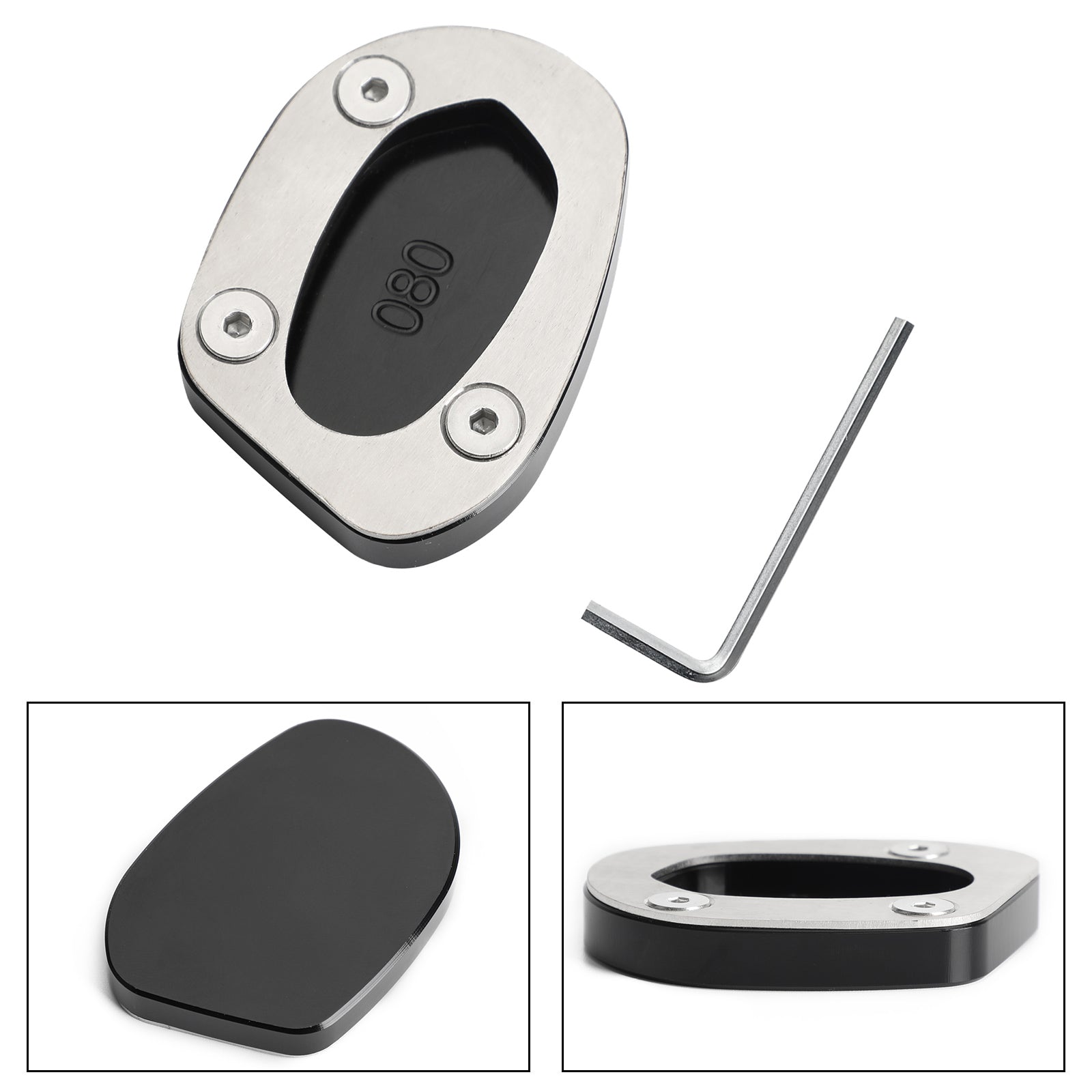 Kickstand Side Stand Extension Pad Triumph Thruxton 1200 1200R 2016-2019