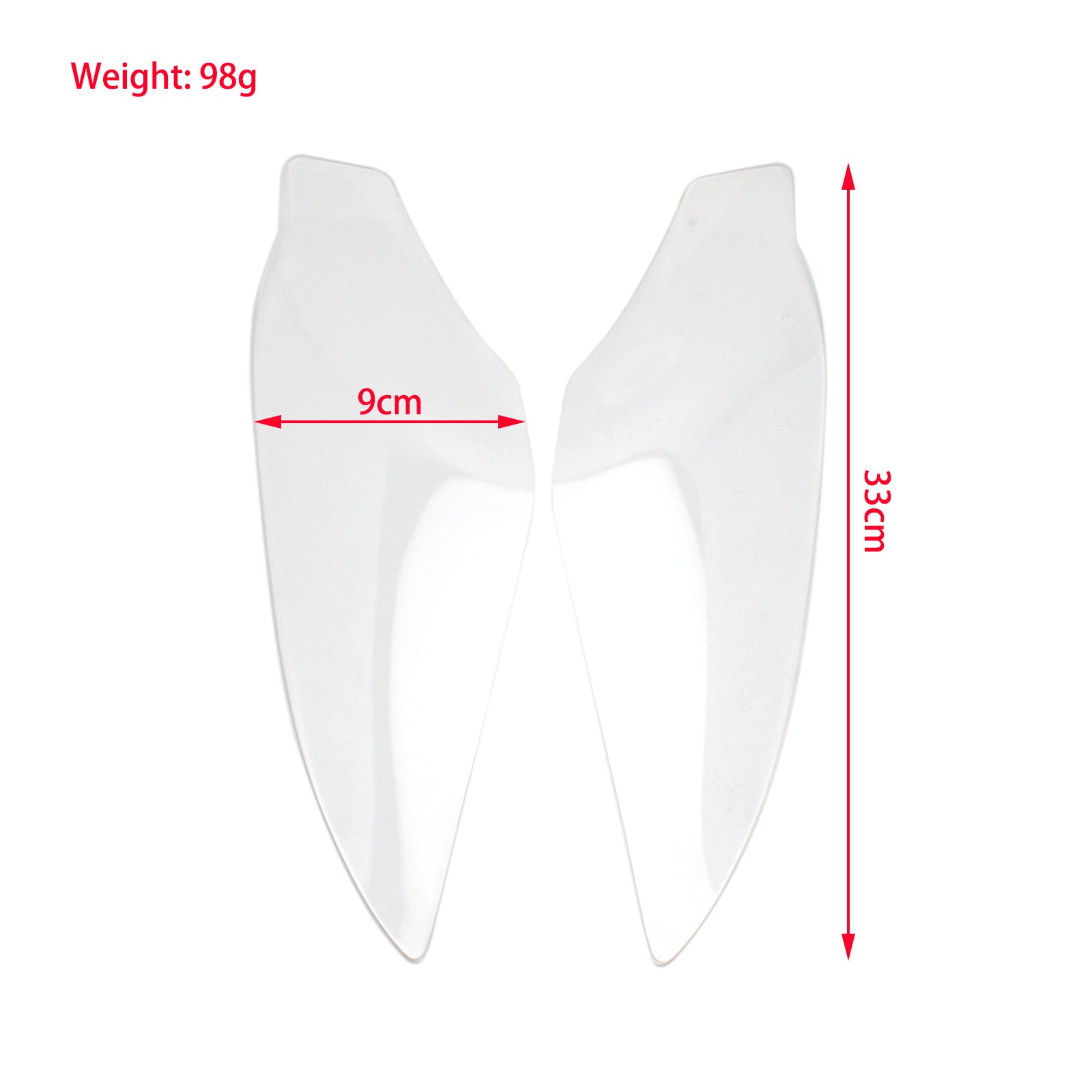 Front Headlight Lens Protection Fit For Kawasaki Ninja 1000 Z1000Sx 17-20 Smoke Generic