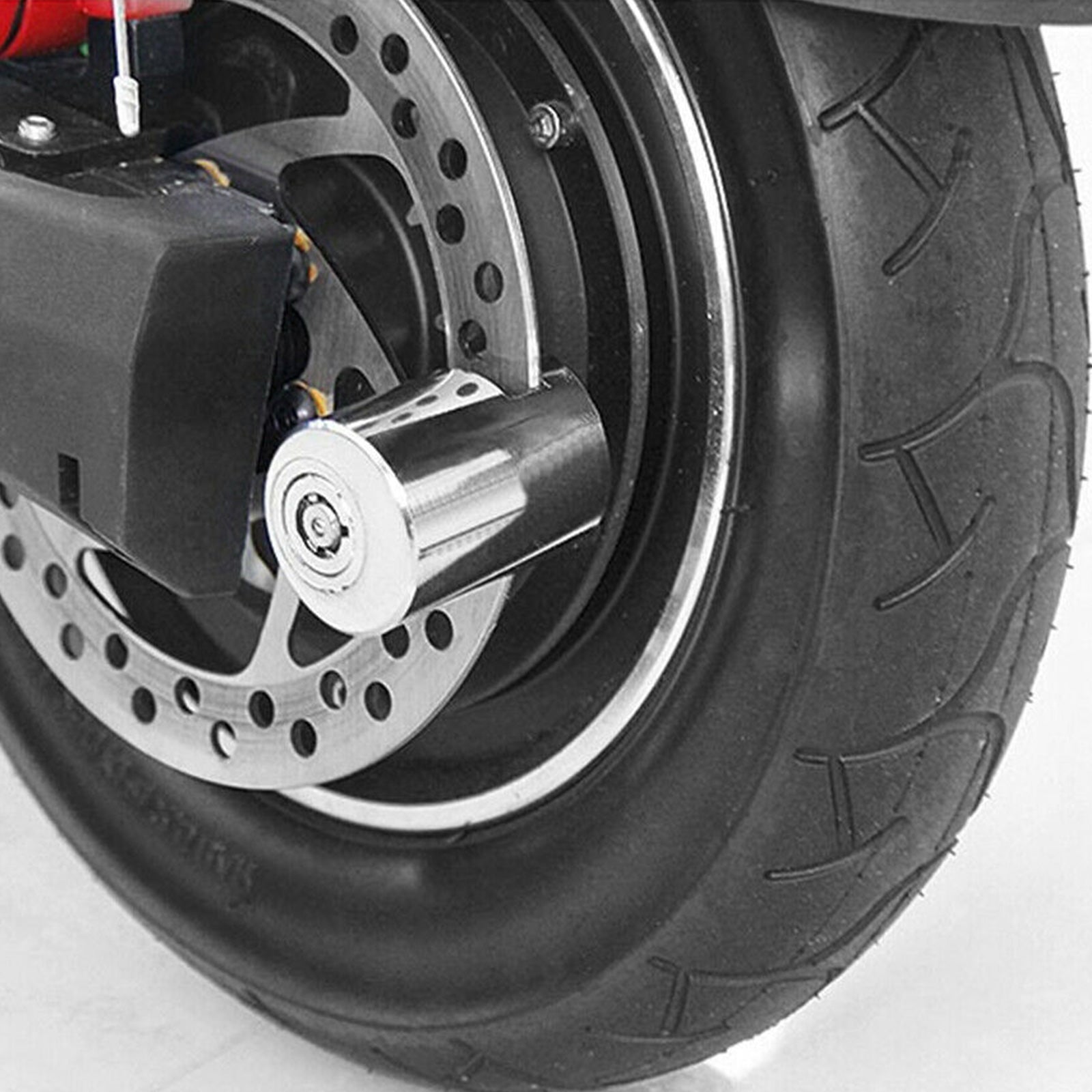 1X 오토바이 자전거 스쿠터 보안 잠금 장치 휴대용 휠 디스크 브레이크 잠금 장치 일반