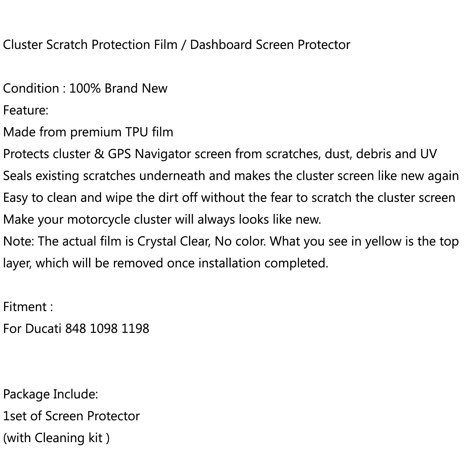 Speedometer Case Cluster Tachometer Gauge Odometer For Ducati 848 1098 1198 Generic