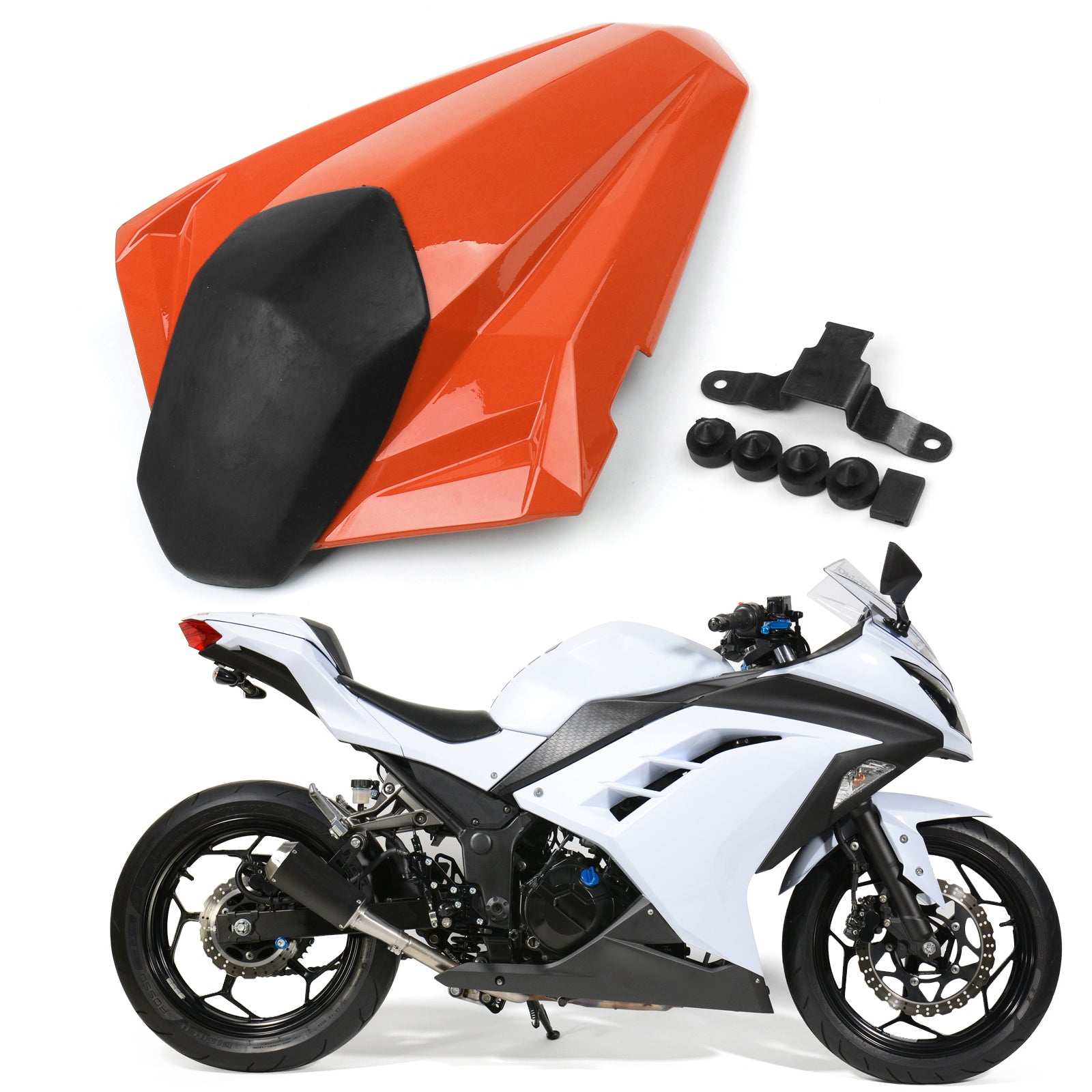 Rear Seat Fairing Cover cowl For Kawasaki Ninja 300R / EX300R 2013-2024 Generic