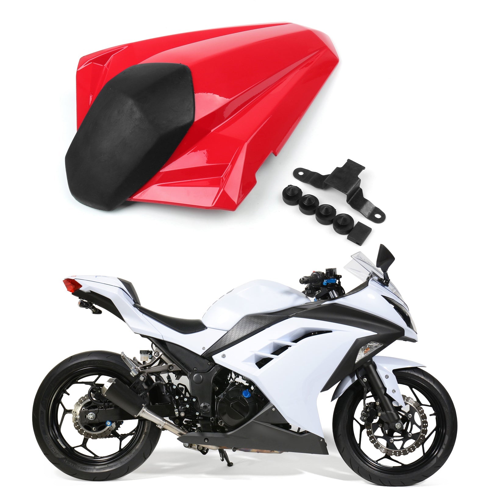 Rear Seat Fairing Cover cowl For Kawasaki Ninja 300R / EX300R 2013-2024 Generic