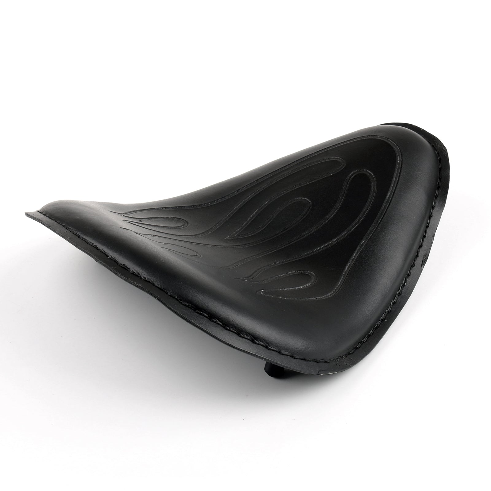 Motorcycle Leather Solo Seat Cushion Pad For Harley Yamaha Suzuki Honda Generic