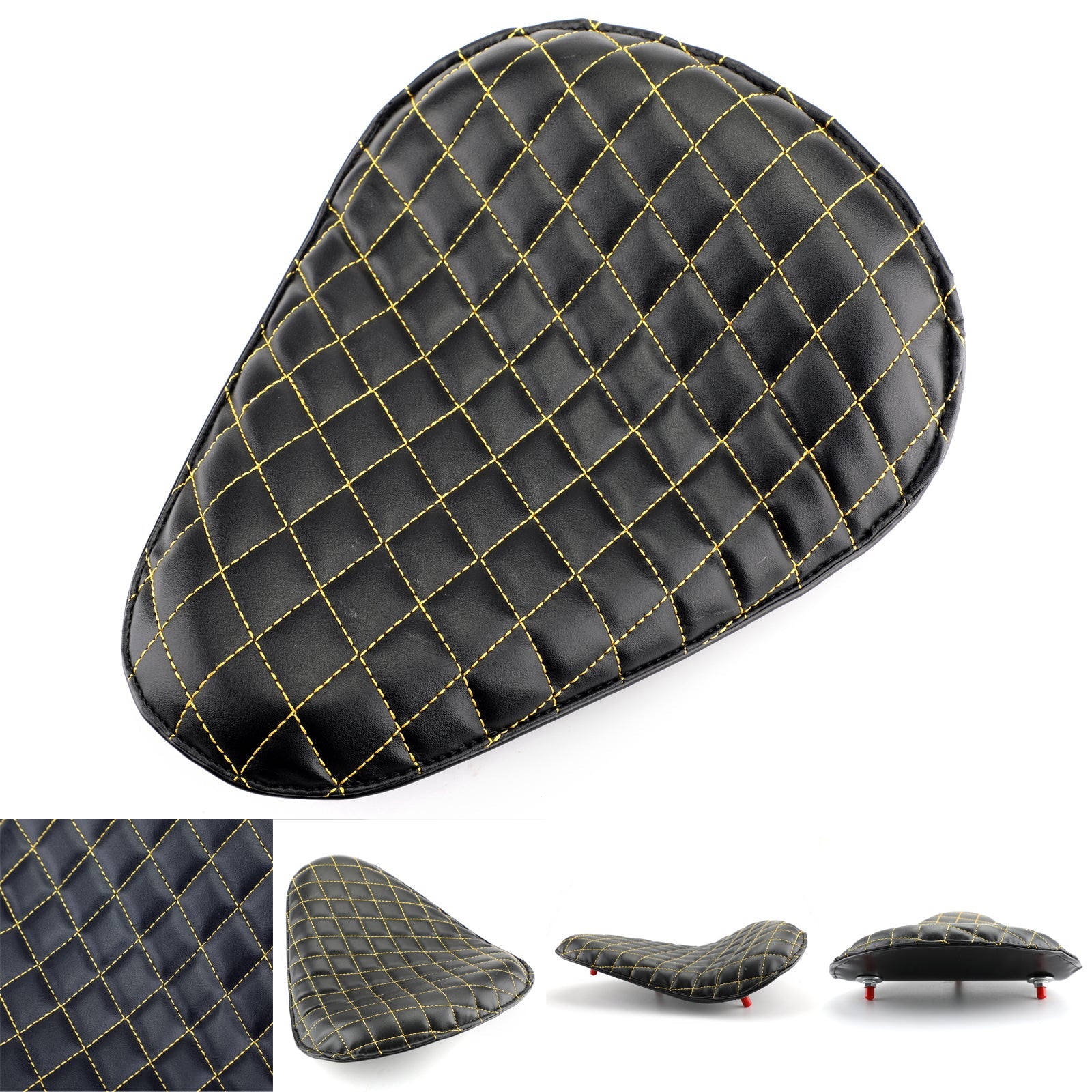 Motorcycle Solo Seat For Yamaha V Star Chopper Bobber Harley Cafe Racer Generic