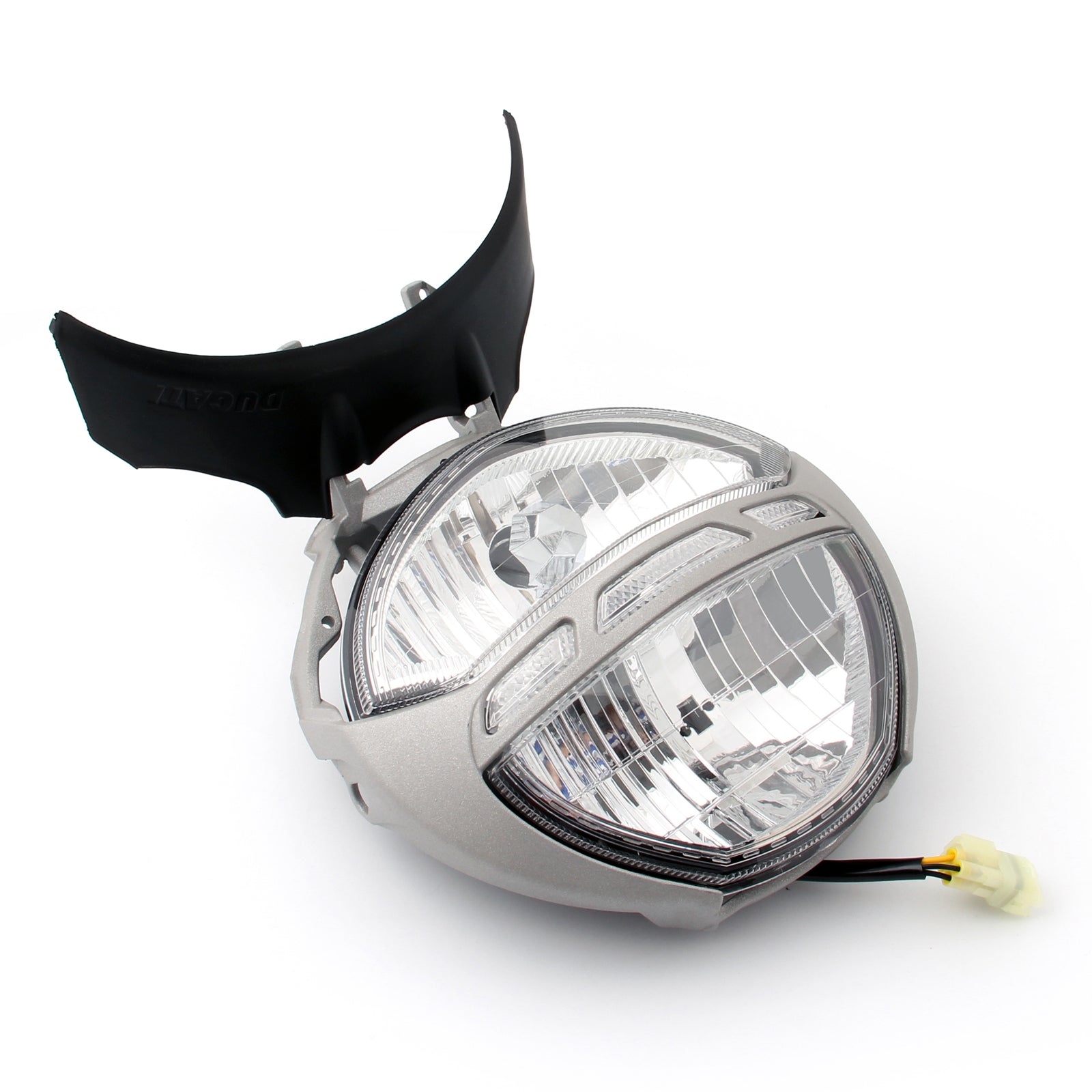 Front Headlight Headlamp+Guard For Ducati Monster 659 696 795 796 M1000 Generic