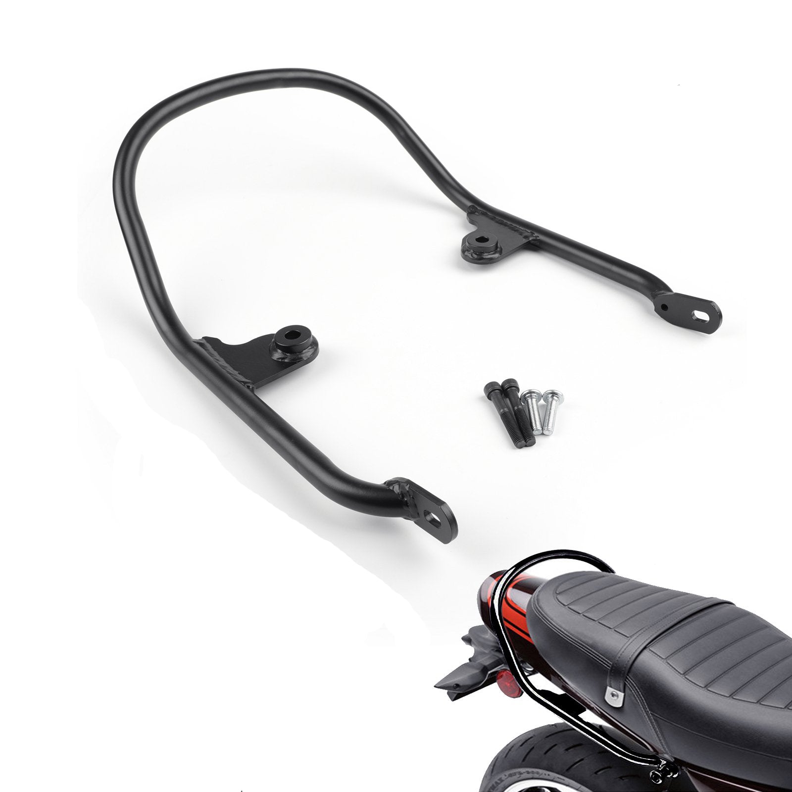 Large Passenger Rear Seat Hand Handle Grab Bar Rail Fit for Kawasaki Z900RS / Cafe 2018-2025