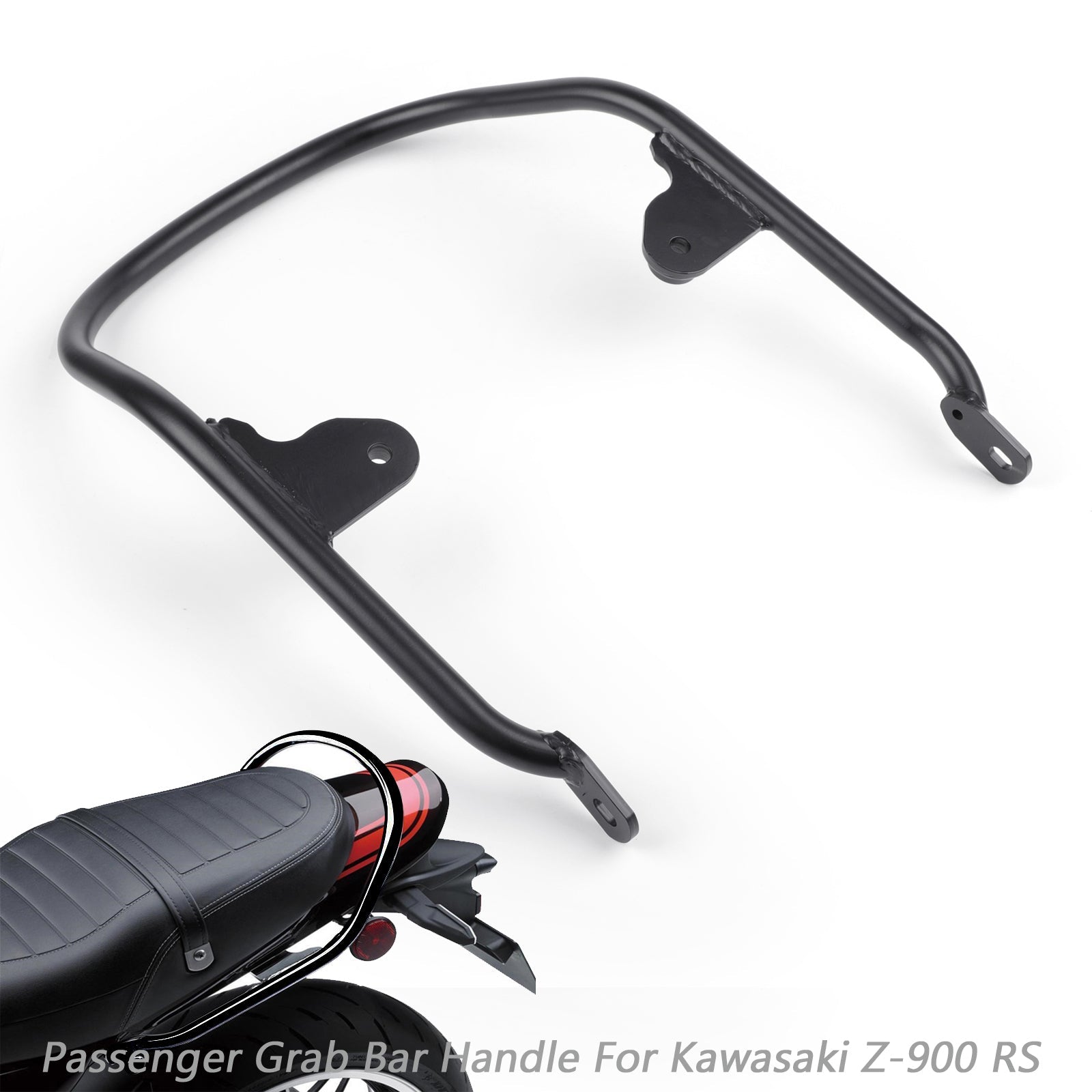 Large Passenger Rear Seat Hand Handle Grab Bar Rail Fit for Kawasaki Z900RS / Cafe 2018-2025