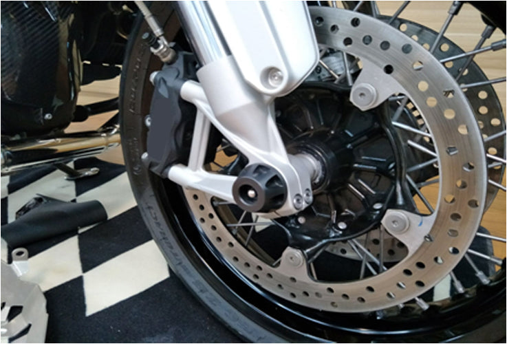 Front&Rear Axle Fork Sliders Crash Protector Guard For BMW R NINE T 2014-2016 Generic
