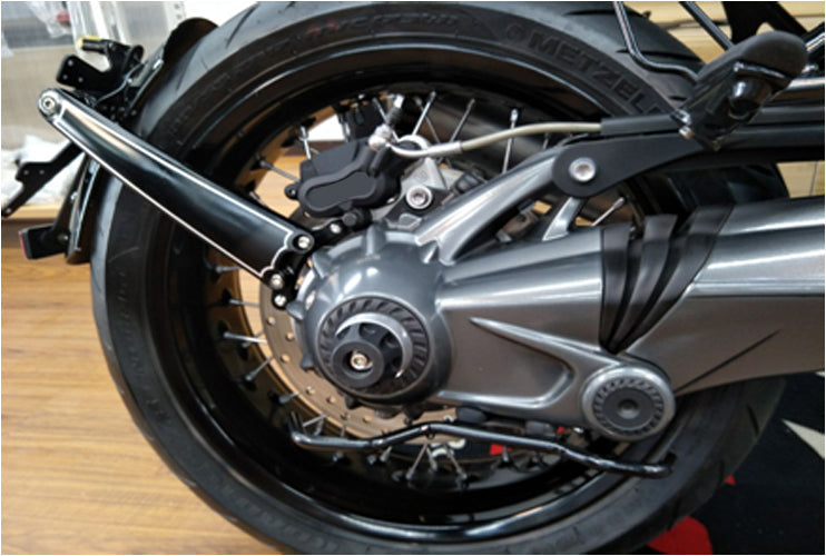 Front&Rear Axle Fork Sliders Crash Protector Guard For BMW R NINE T 2014-2016 Generic