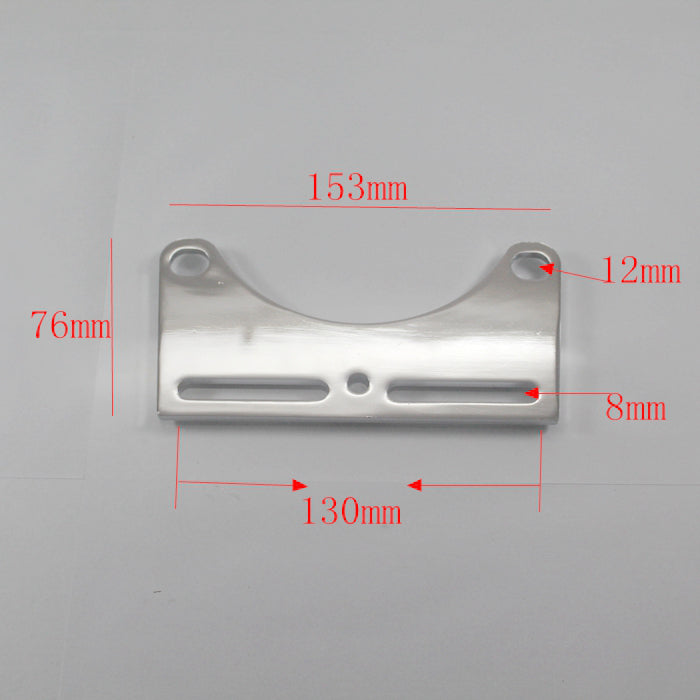 Dual-Headlight Head Lamp Bracket Bottom Mount Clamp For Motorcycle Harley