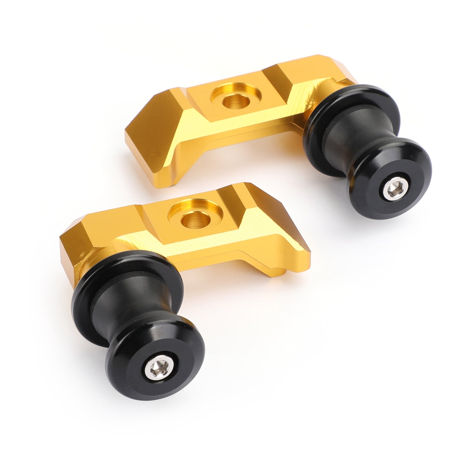 CNC Chain Adjuster Block W/Swingarm Spools Slider For YAMAHA MT-07 FZ-07 14-18 Generic