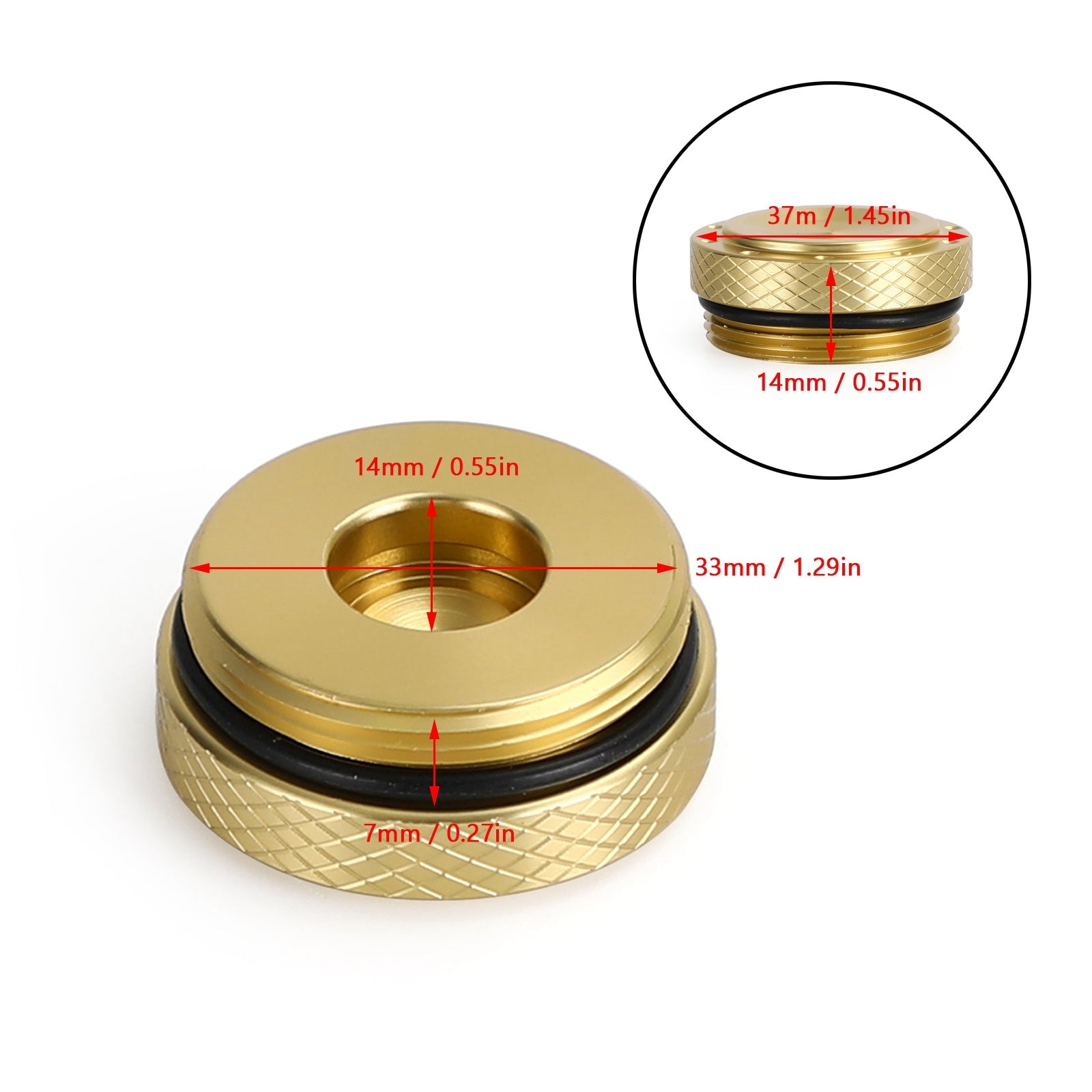 Aluminum Engine Oil Filler Cap For BMW R1250 GS Adventure R 1250 R/RT/RS 19-21 Generic