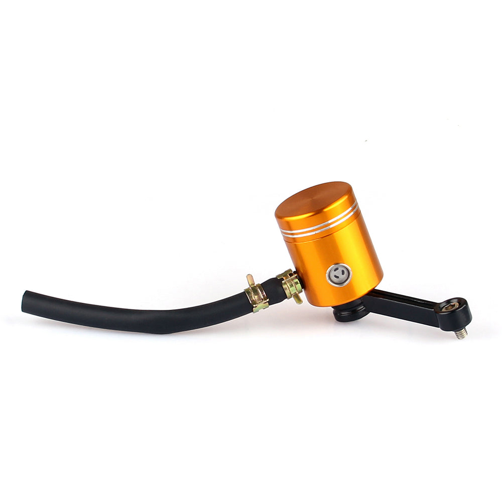 Depósito de aceite líquido para cilindro maestro de Moto Universal, tanque de embrague de freno delantero, negro genérico