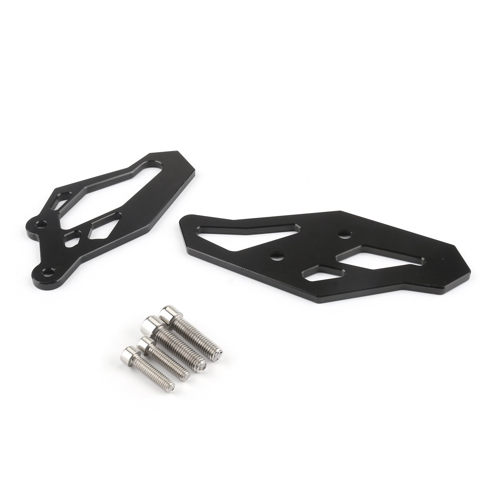 Placas adaptadoras traseras para reposapiés CNC para Yamaha YZF-R3 MT-03 15-16 R25 13-19 genérico