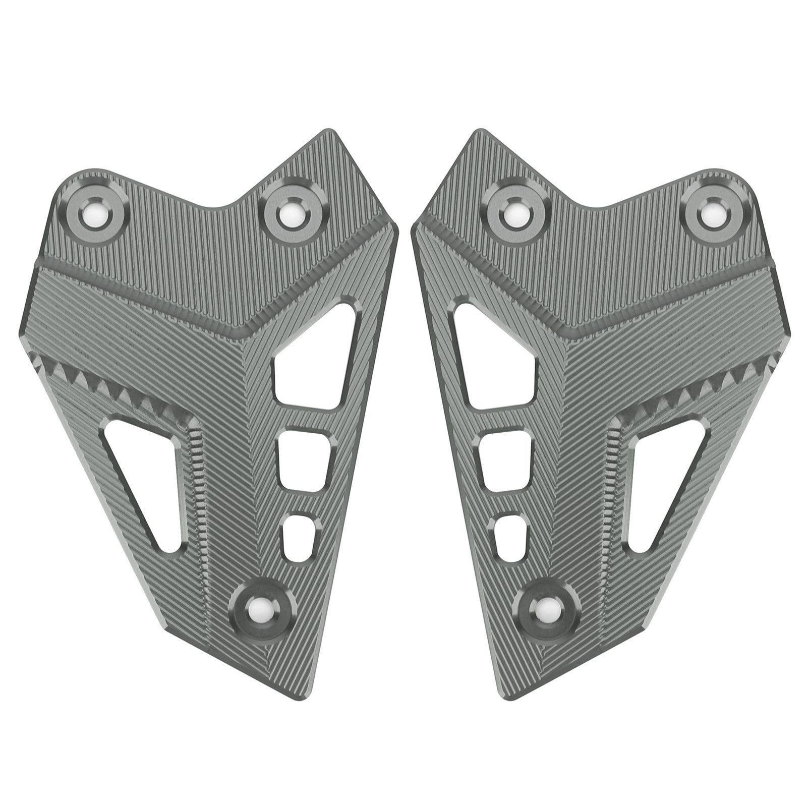 CNC Aluminum Heel Guards Rearset Plates Fit for Kawasaki Z900 ZR900 2017-2020 Generic