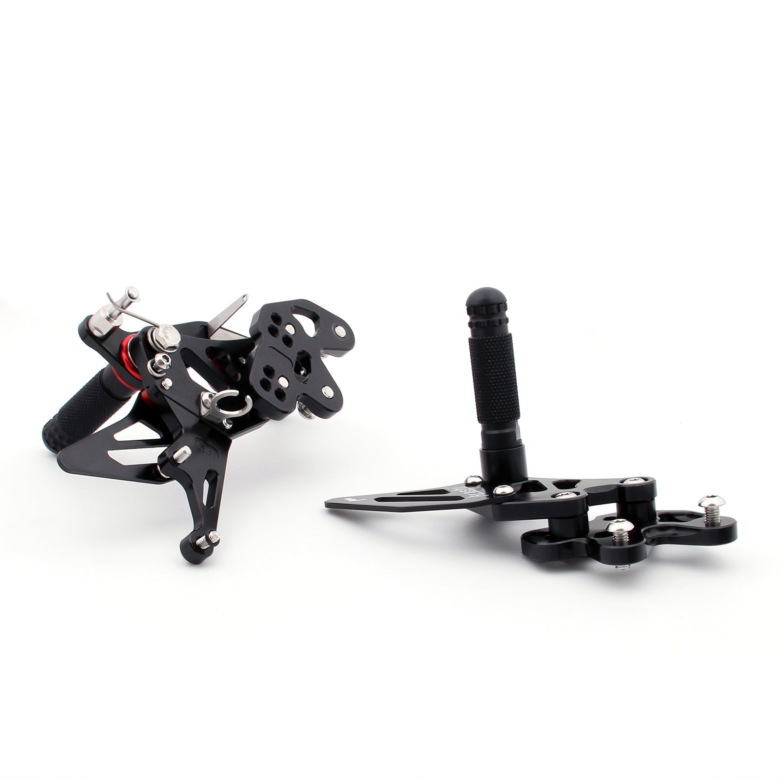 Juego trasero de estribos traseros ajustables para Suzuki GSXR GSX-R 600/750 2006-2009 genérico