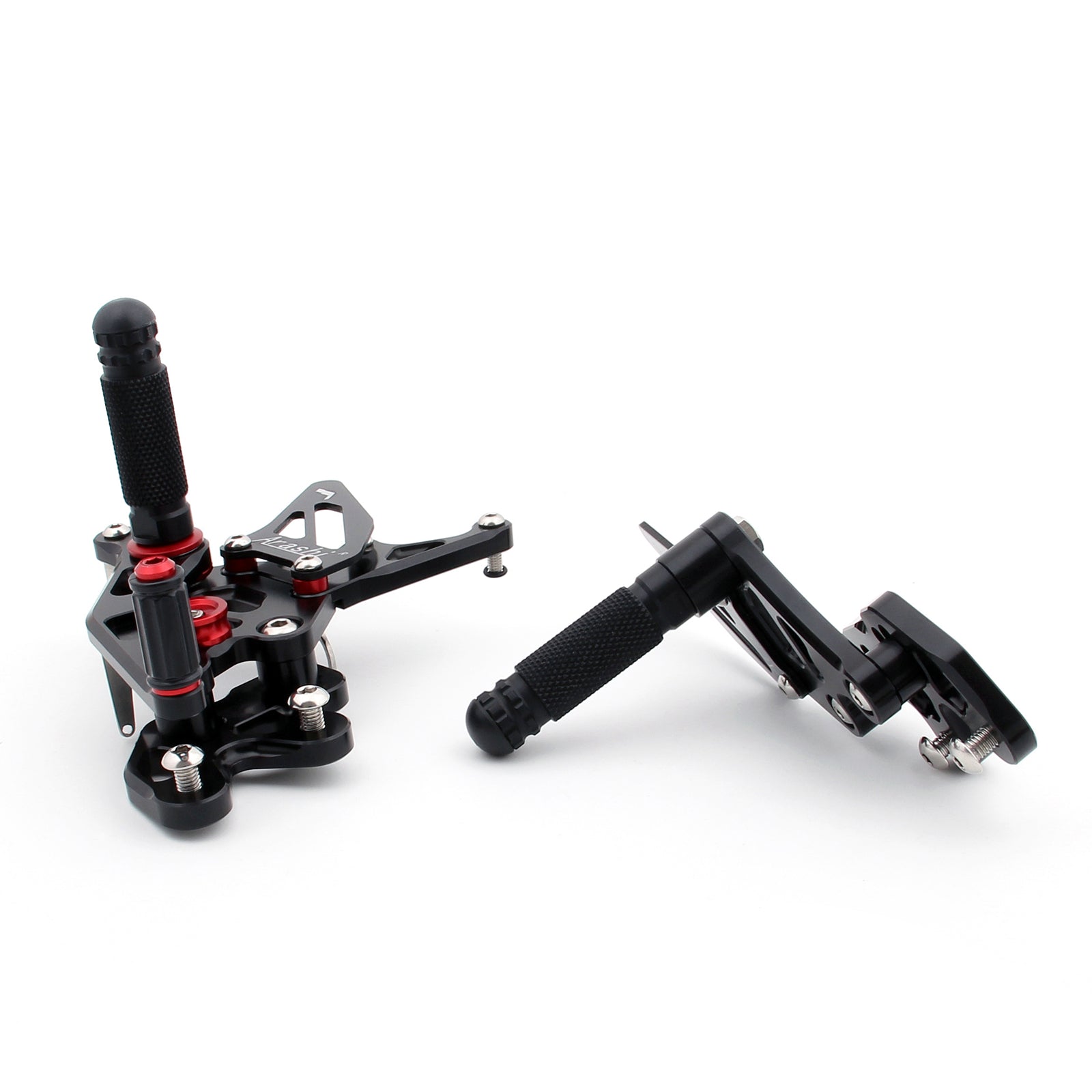 Juego trasero de estribos traseros ajustables para Suzuki GSXR GSX-R 600/750 2006-2009 genérico