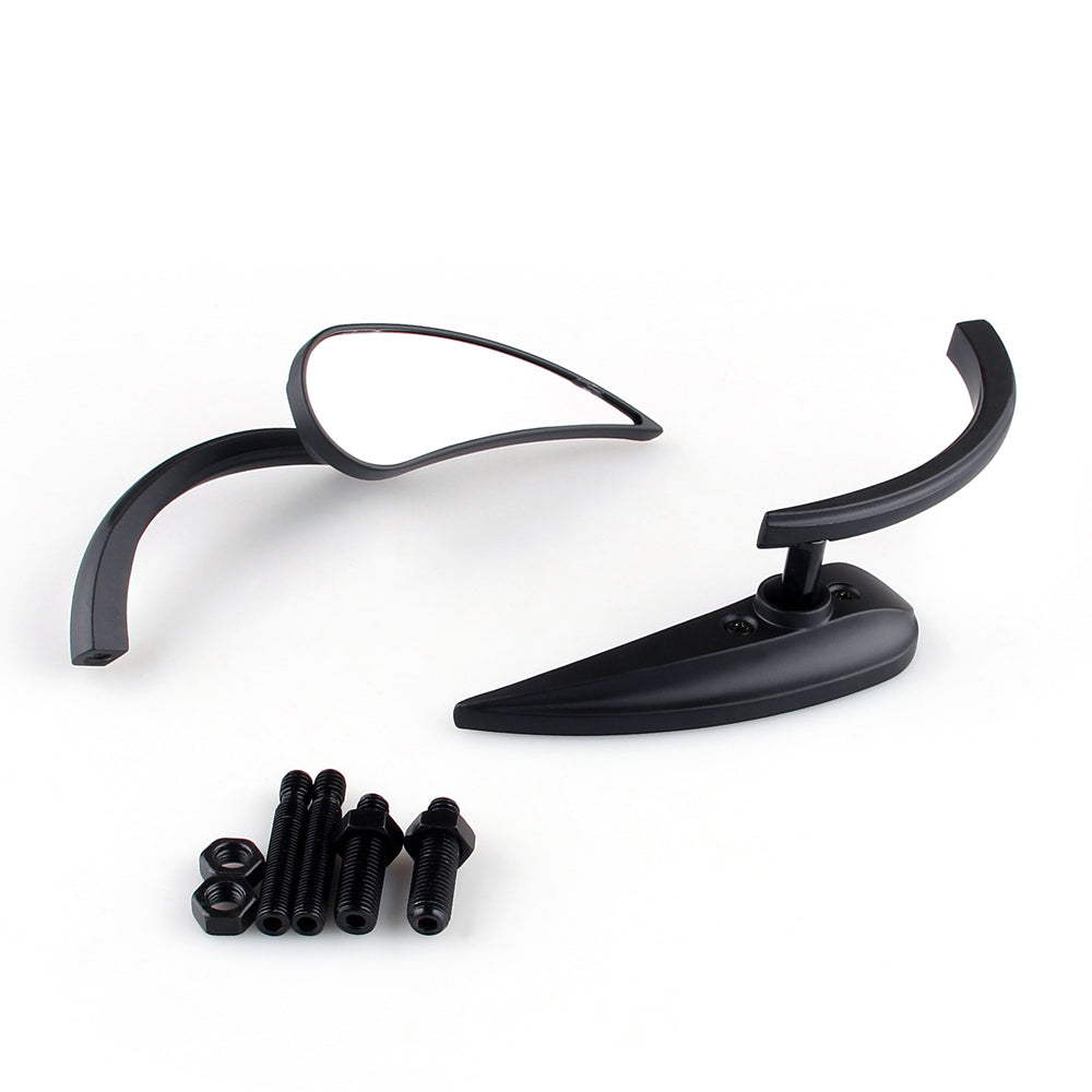 미러 티어드롭 크롬 핏 혼다 스즈키 가와사키 빅토리 할리 제네릭