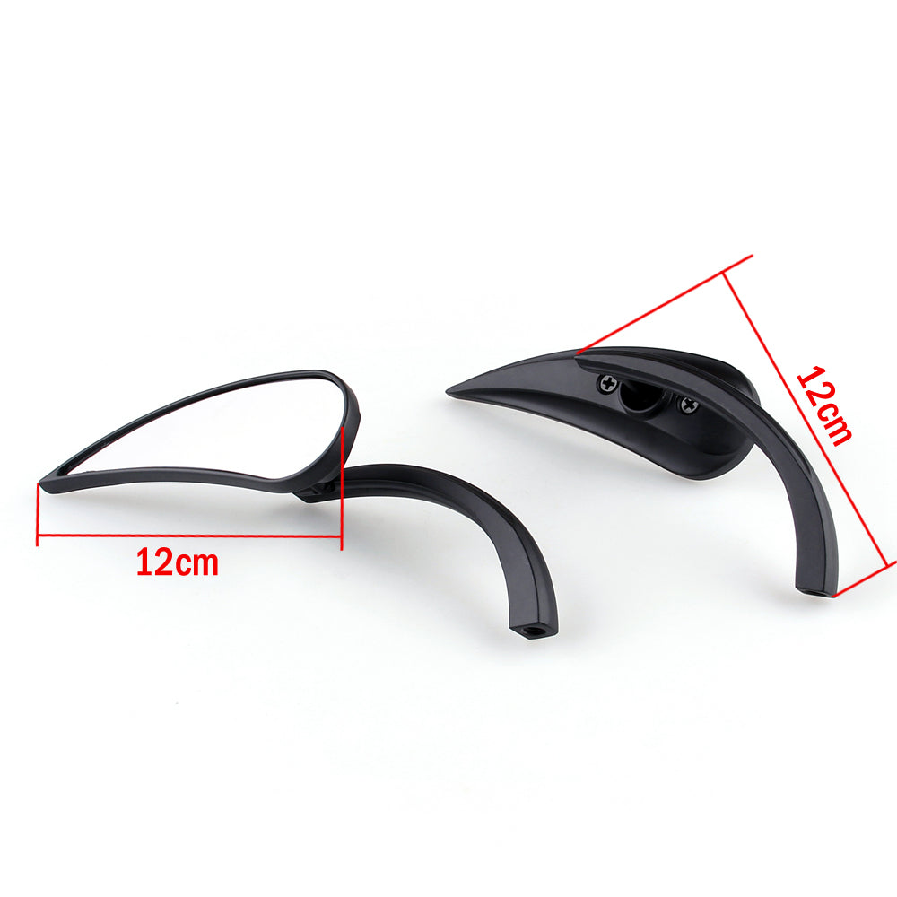 미러 티어드롭 크롬 핏 혼다 스즈키 가와사키 빅토리 할리 제네릭