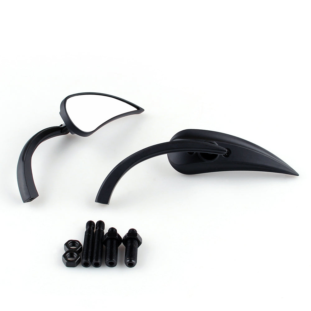 미러 티어드롭 크롬 핏 혼다 스즈키 가와사키 빅토리 할리 제네릭