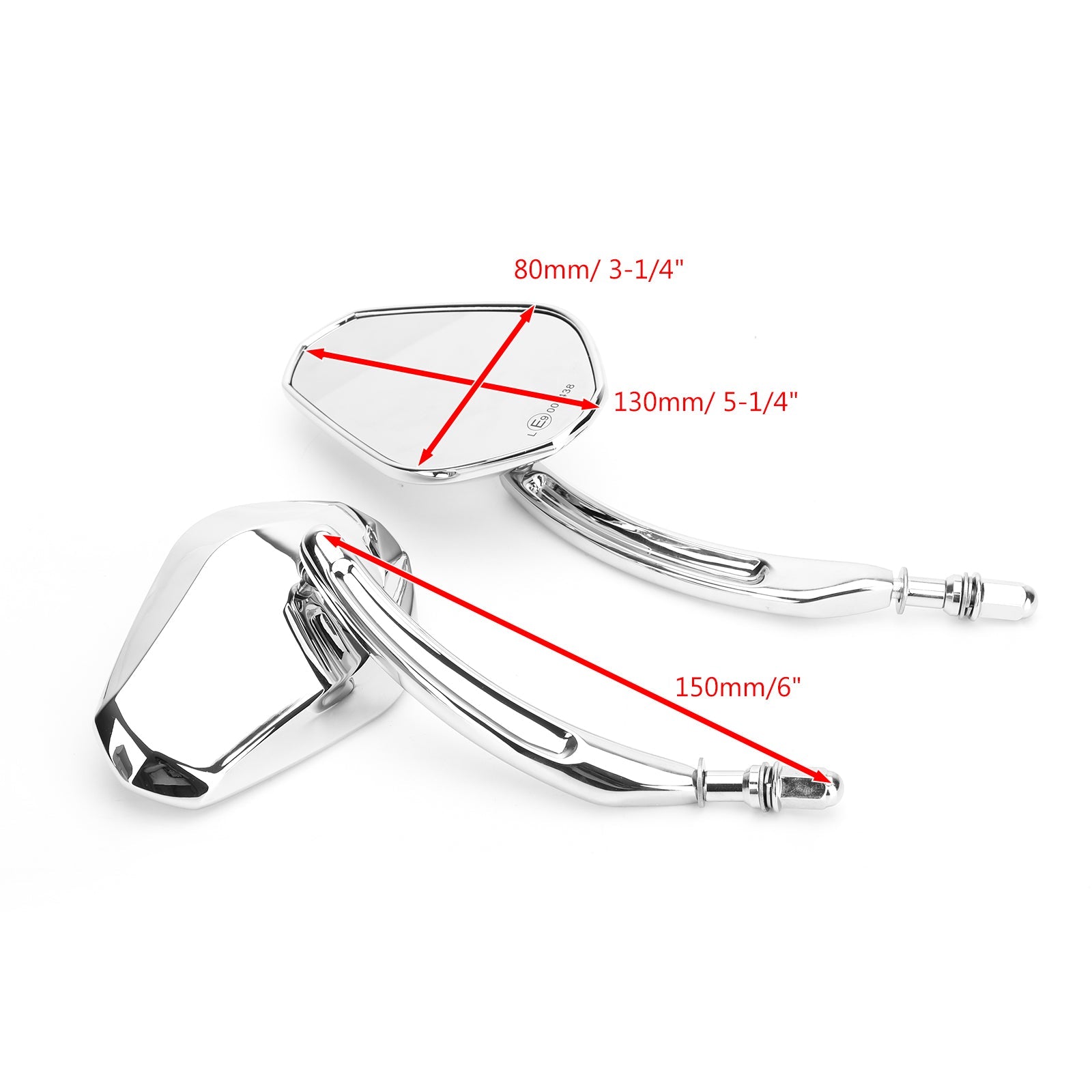 할리 크루저 투어링에 적합한 다이아몬드 백미러 모터사이클 일반