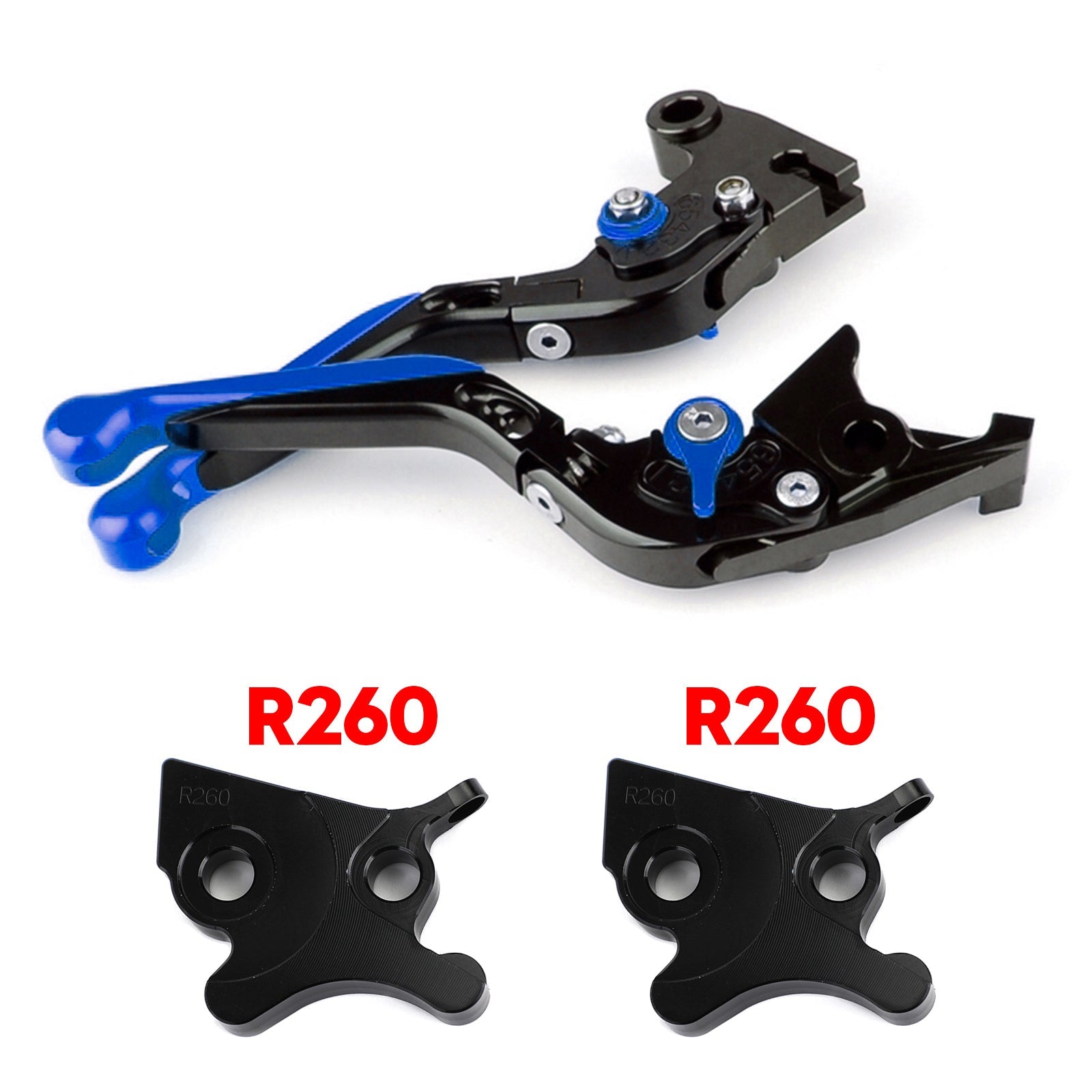 Palanca de freno de embrague ajustable para motocicleta para VESPA GTS 300 Super Generic