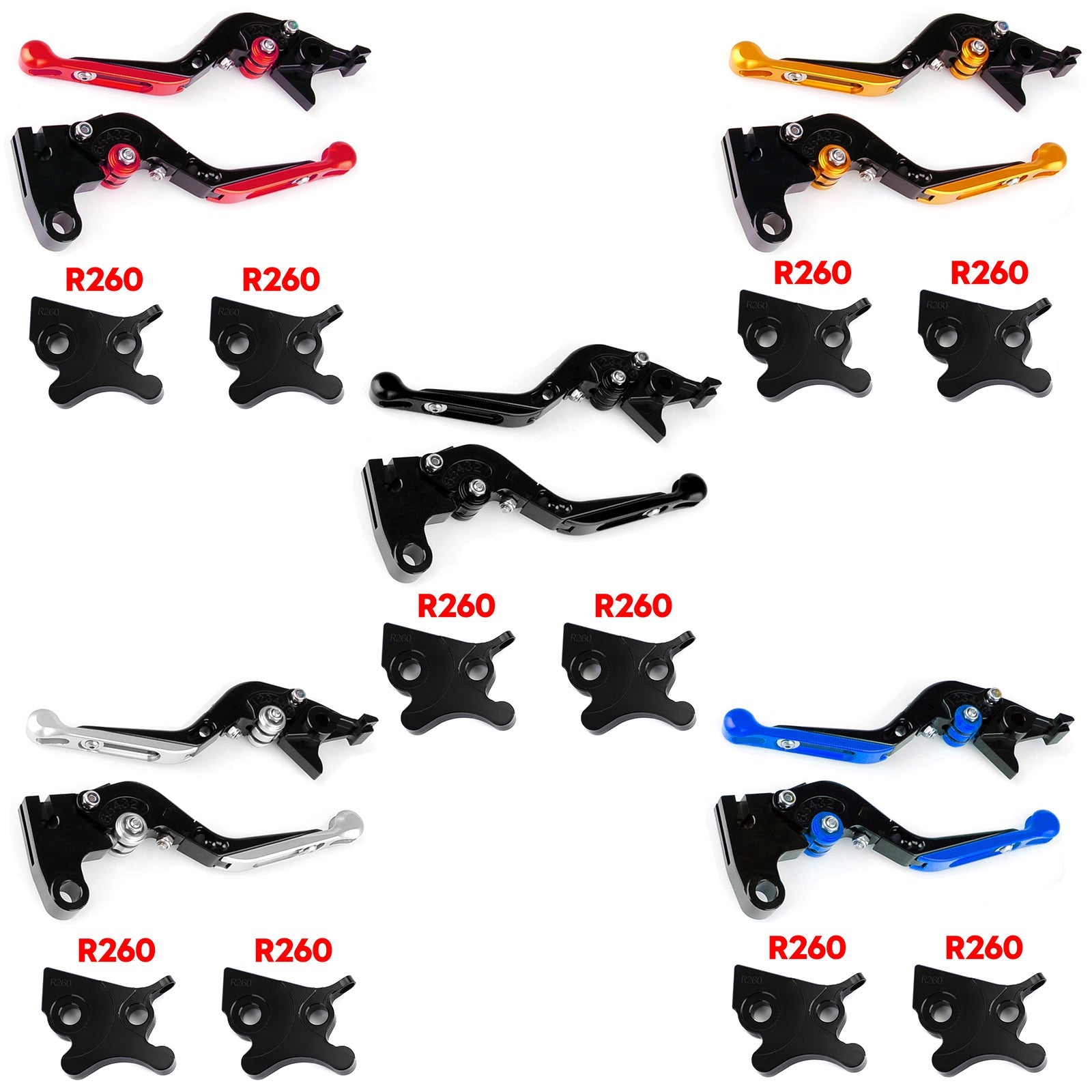 Motorcycle Adjustable Clutch Brake Lever For VESPA GTS 300 Super Generic